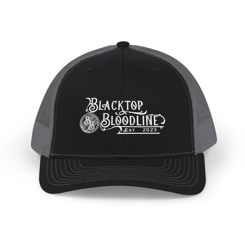 Blacktop Bloodline Original Logo - Embroidered Snapback Trucker Hat 🎁 FREE Sticker Promo