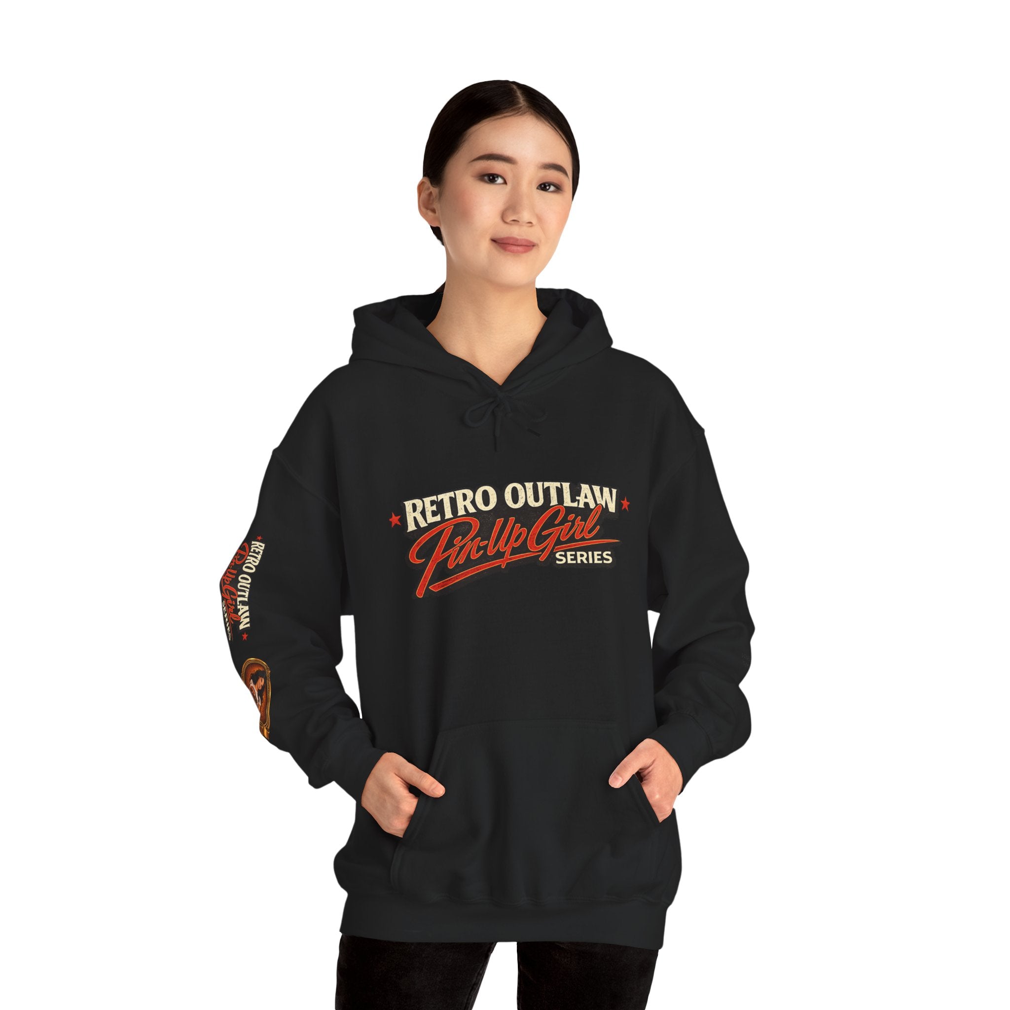 Retro Outlaw | Pin-Up Girl Series | Raven — Hoodie
