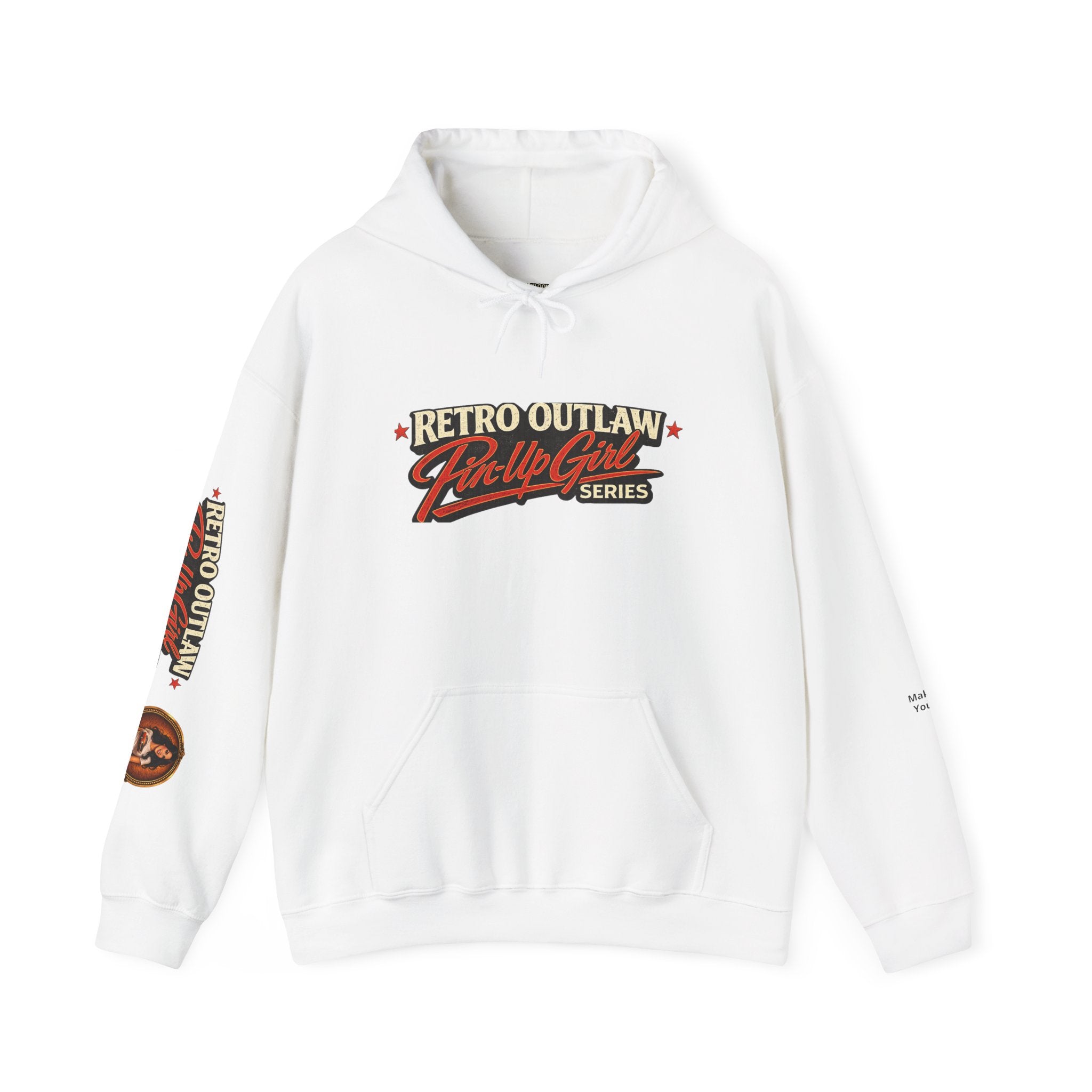Retro Outlaw | Pin-Up Girl Series | Raven — Hoodie