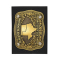 Gold Buckle — Velveteen Plush Blanket
