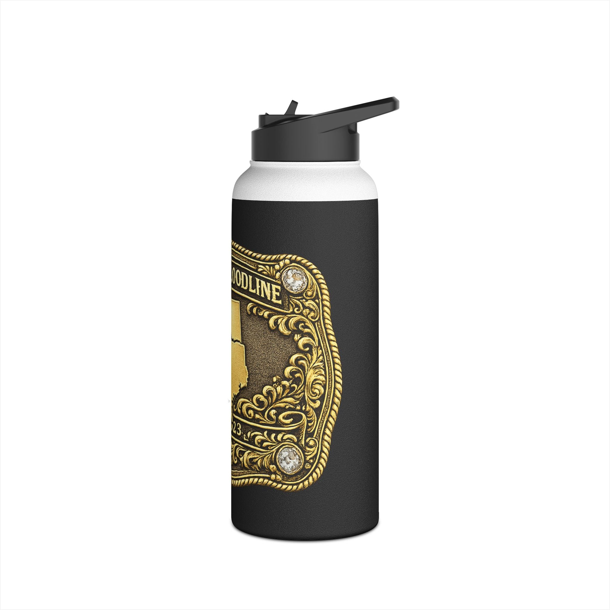 Gold Buckle — Stainless Steel Water Bottle