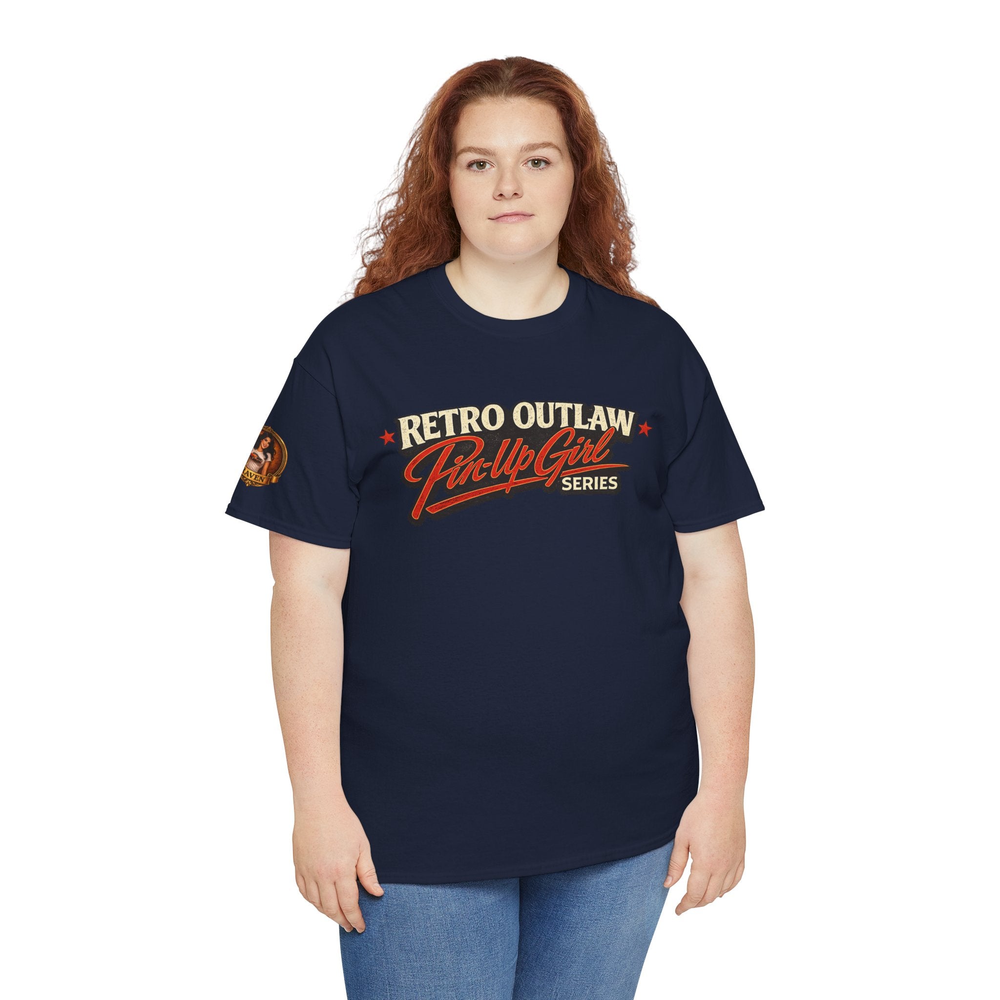 Retro Outlaw | Pin-Up Girl Series | Raven — Tee