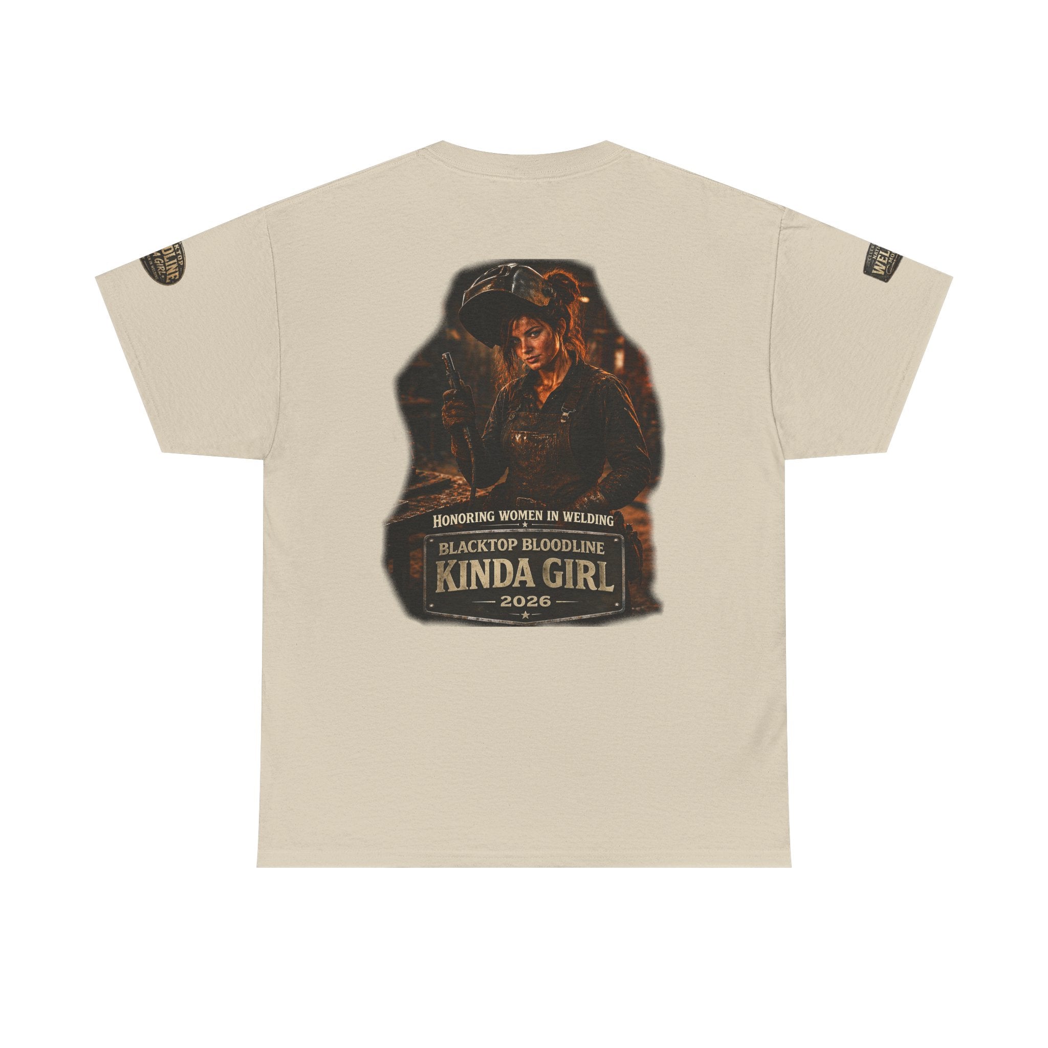 “Blacktop Bloodline Kinda Girl” Tee — Women in Welding Graphic T-Shirt