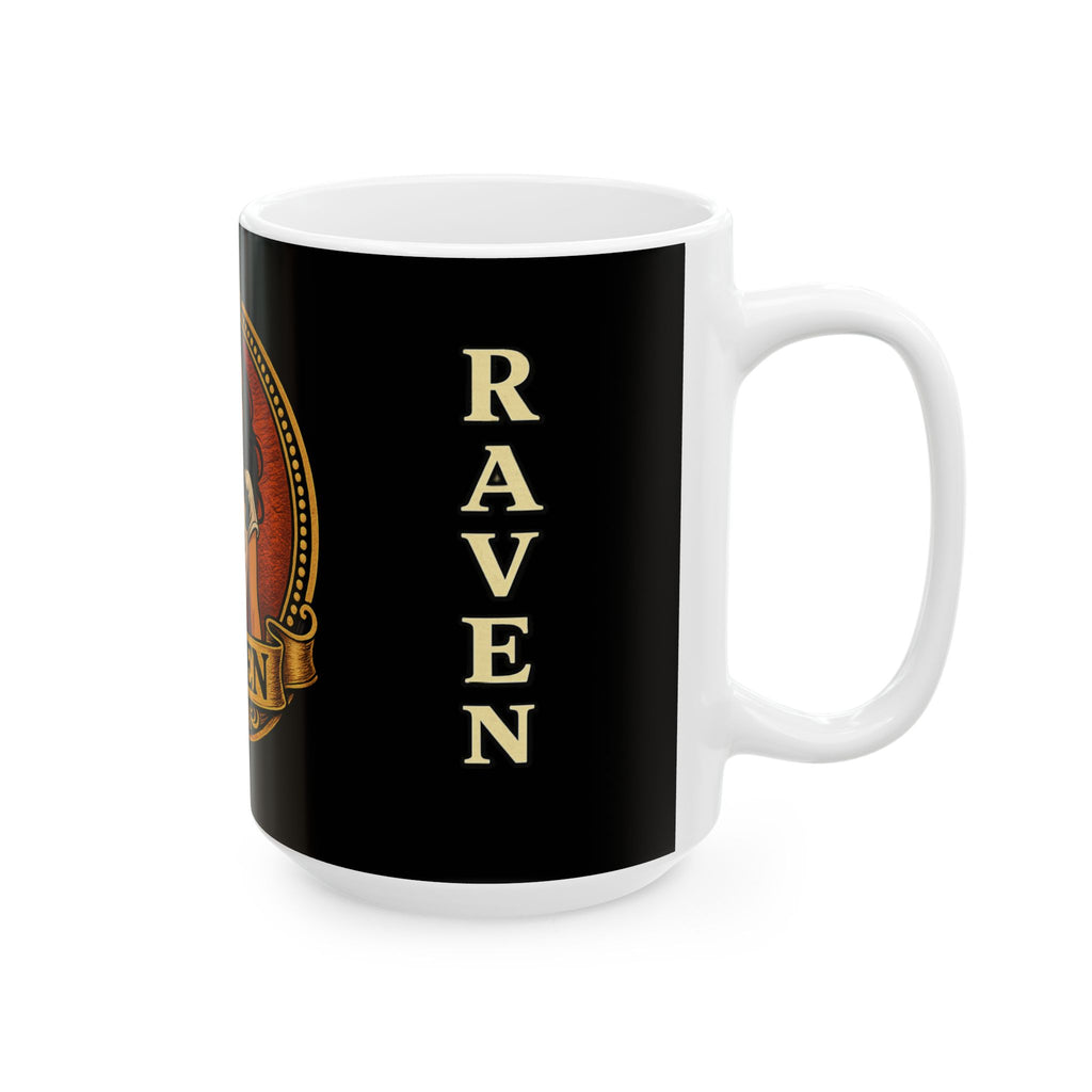 Retro Outlaw | Pin-Up Girl Series | Raven — Ceramic Coffee Mug