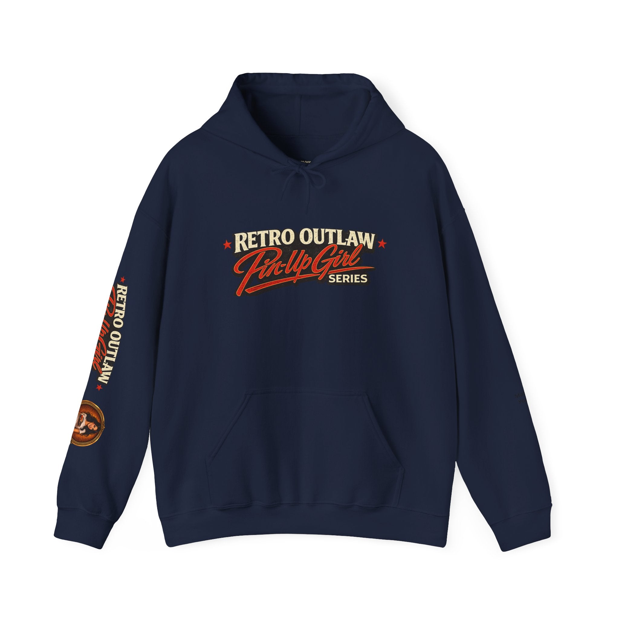 Retro Outlaw | Pin-Up Girl Series | Raven — Hoodie