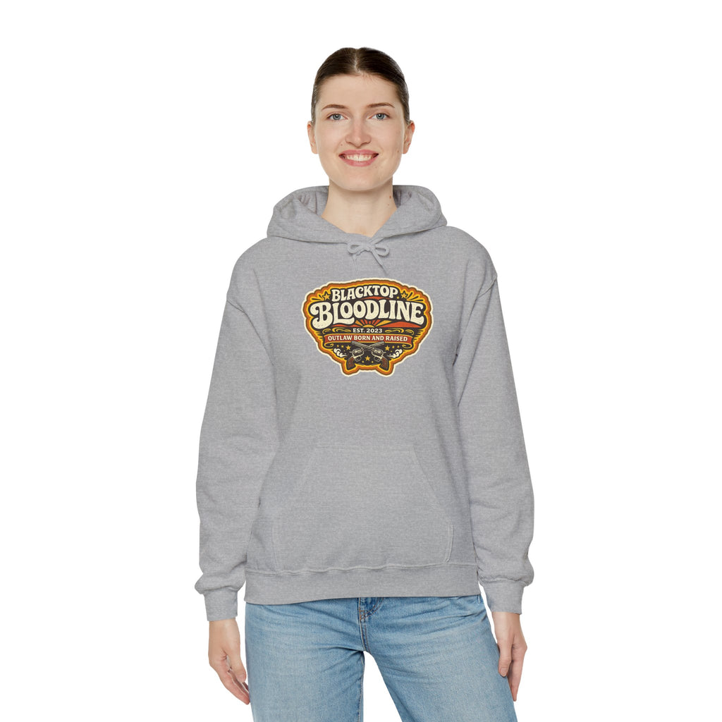 Retro Outlaw — Born & Raised Hoodie