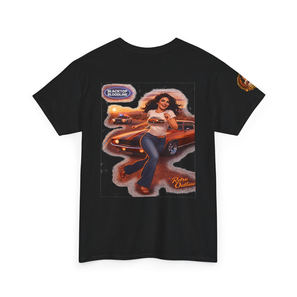 Retro Outlaw | Pin-Up Girl Series | Raven — Tee