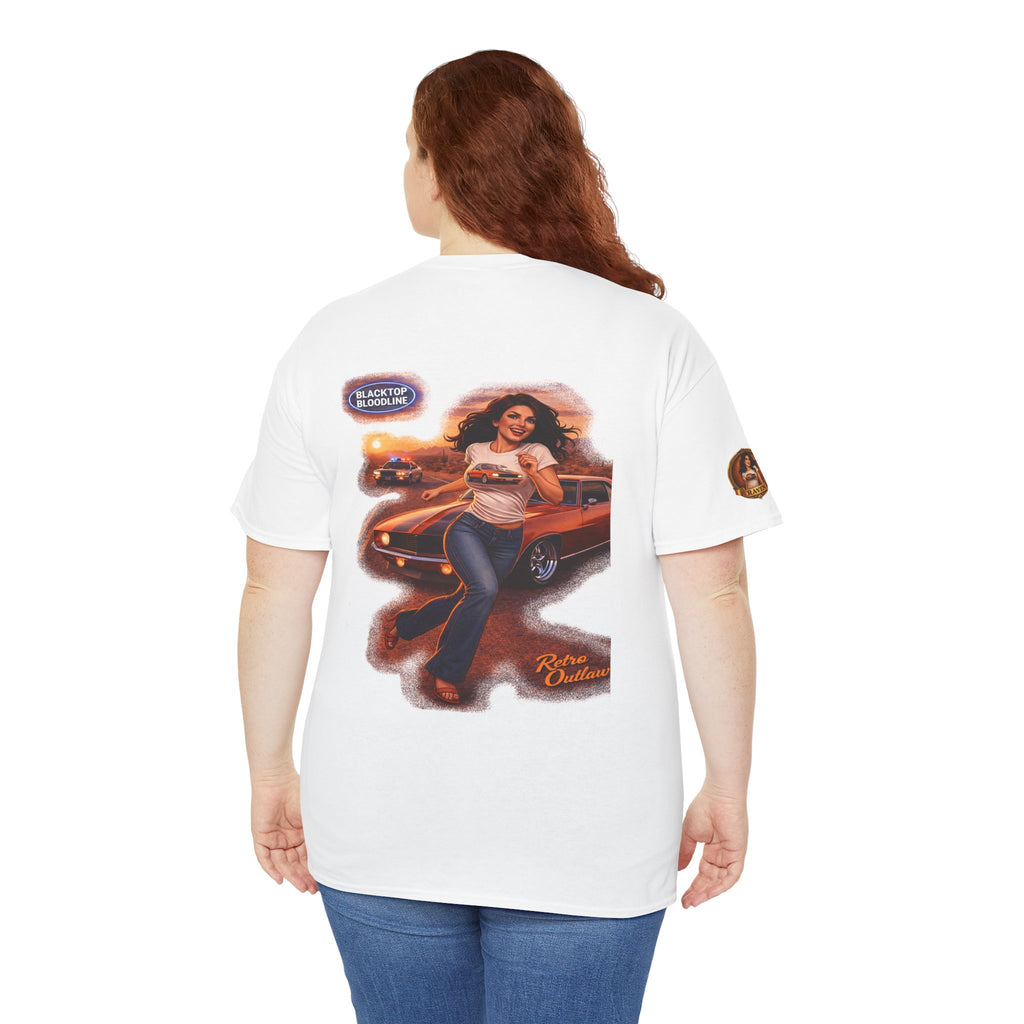 Retro Outlaw | Pin-Up Girl Series | Raven — Tee