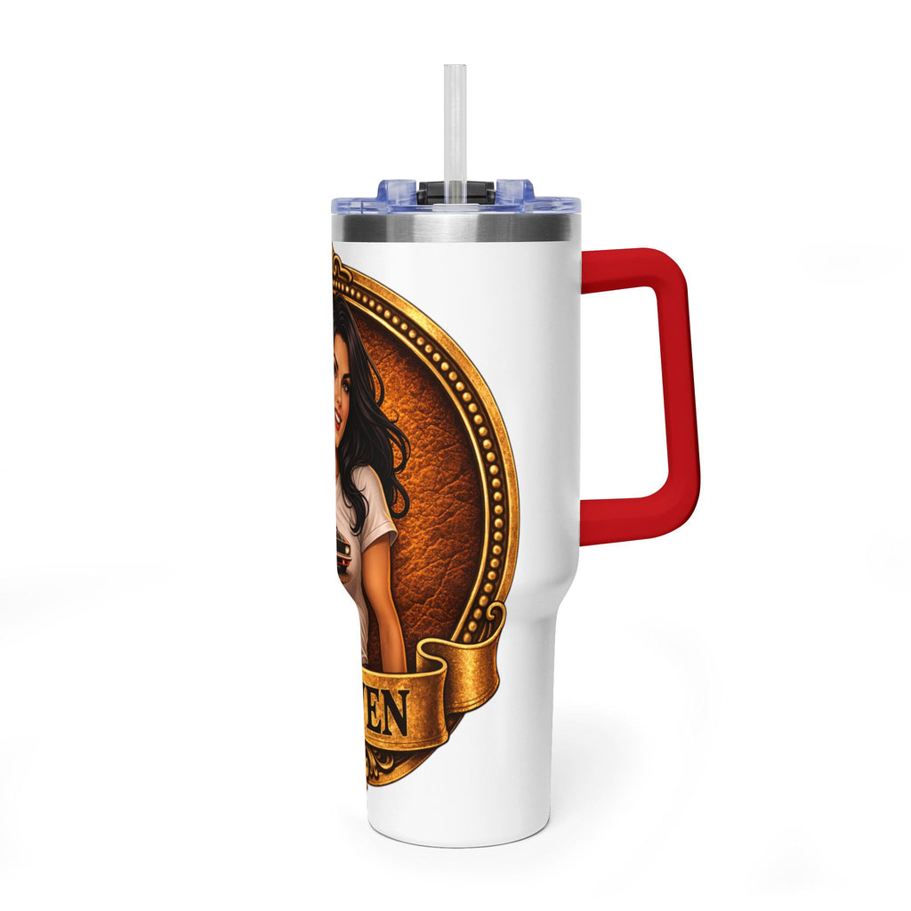 Retro Outlaw | Pin-Up Girl Series | Raven — 40oz Tumbler