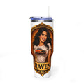 Retro Outlaw | Pin-Up Girl Series | Raven — 40oz Tumbler
