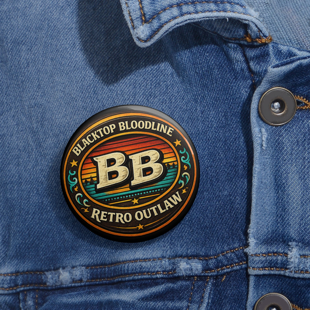 Retro Outlaw — Logo Pin Button