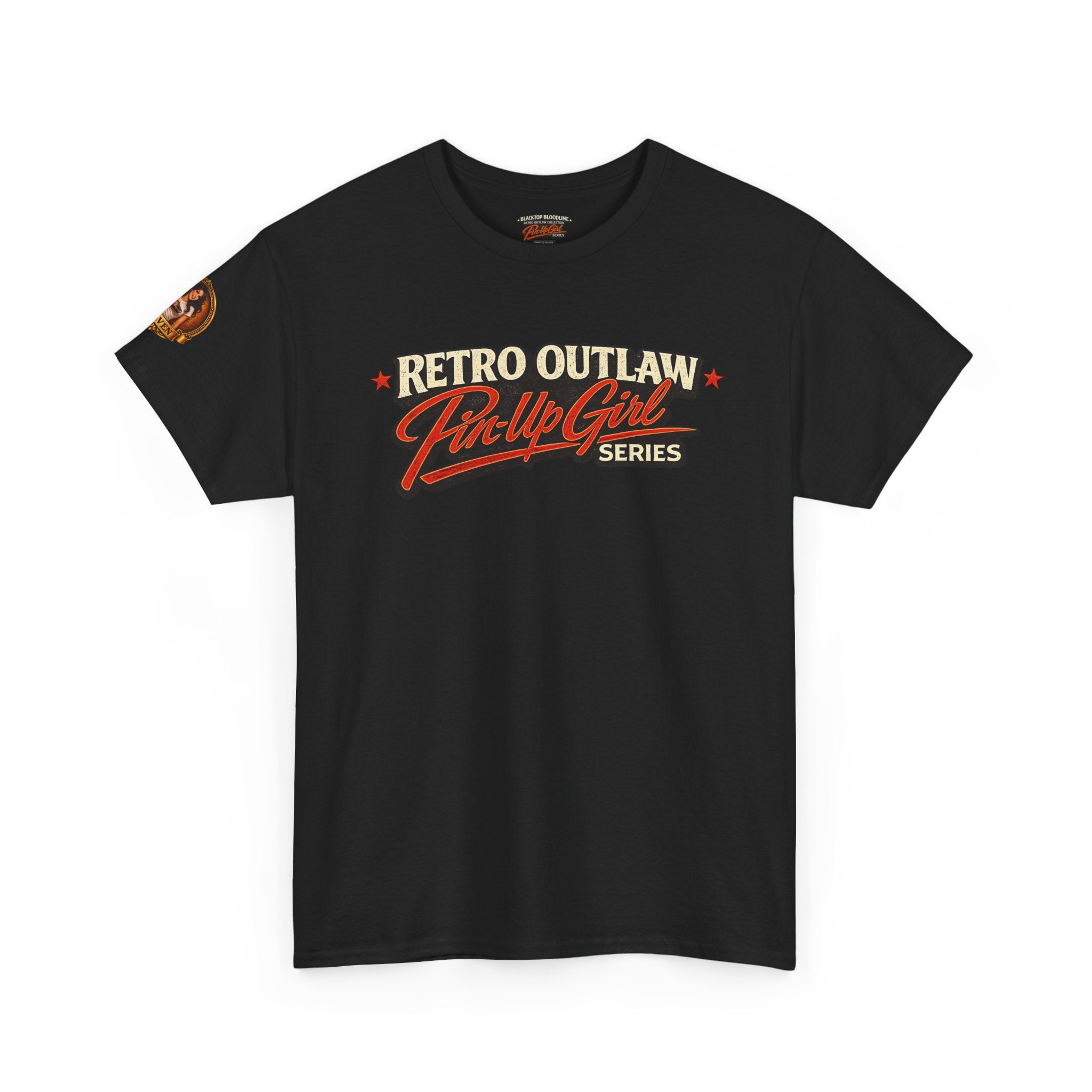 Retro Outlaw | Pin-Up Girl Series | Raven — Tee