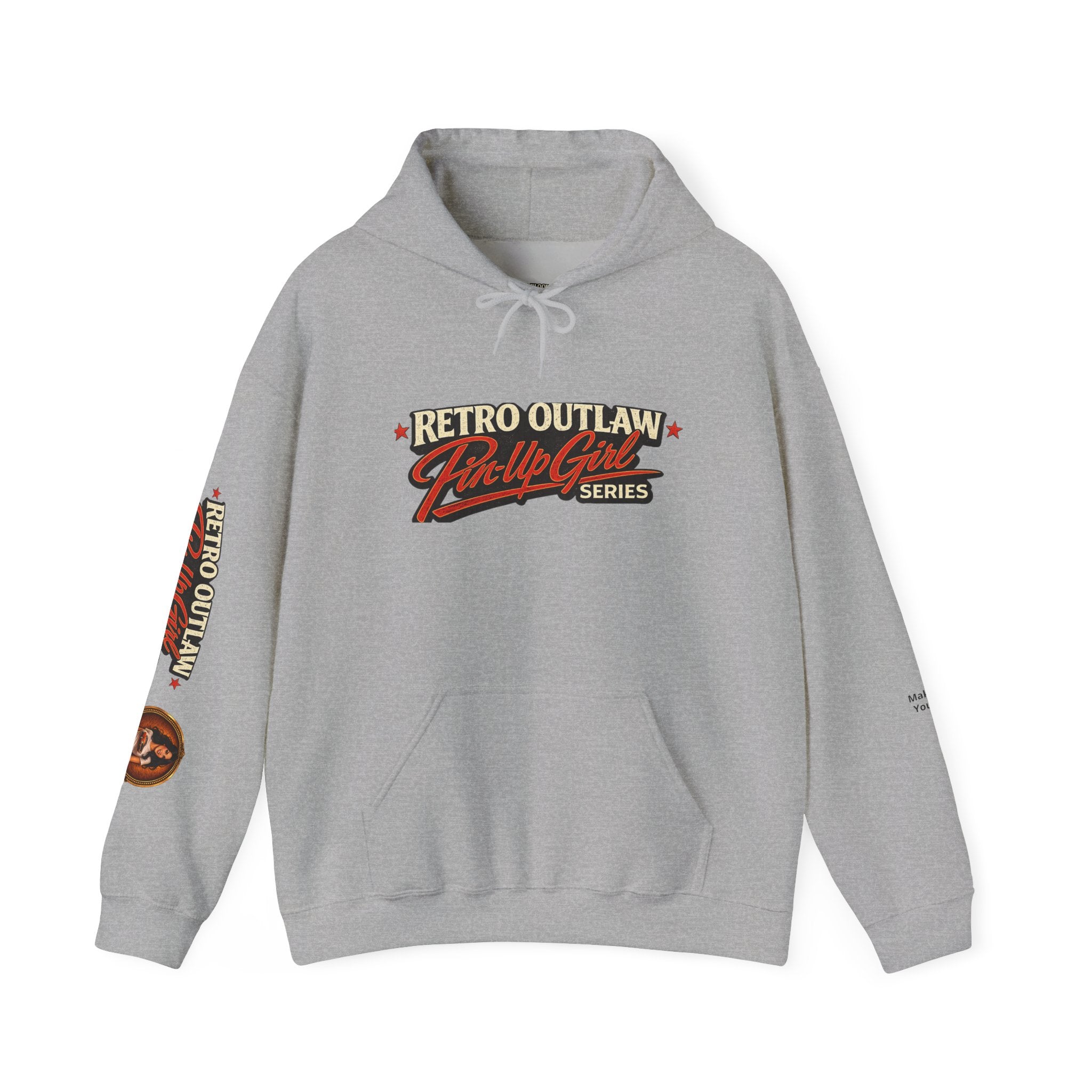 Retro Outlaw | Pin-Up Girl Series | Raven — Hoodie
