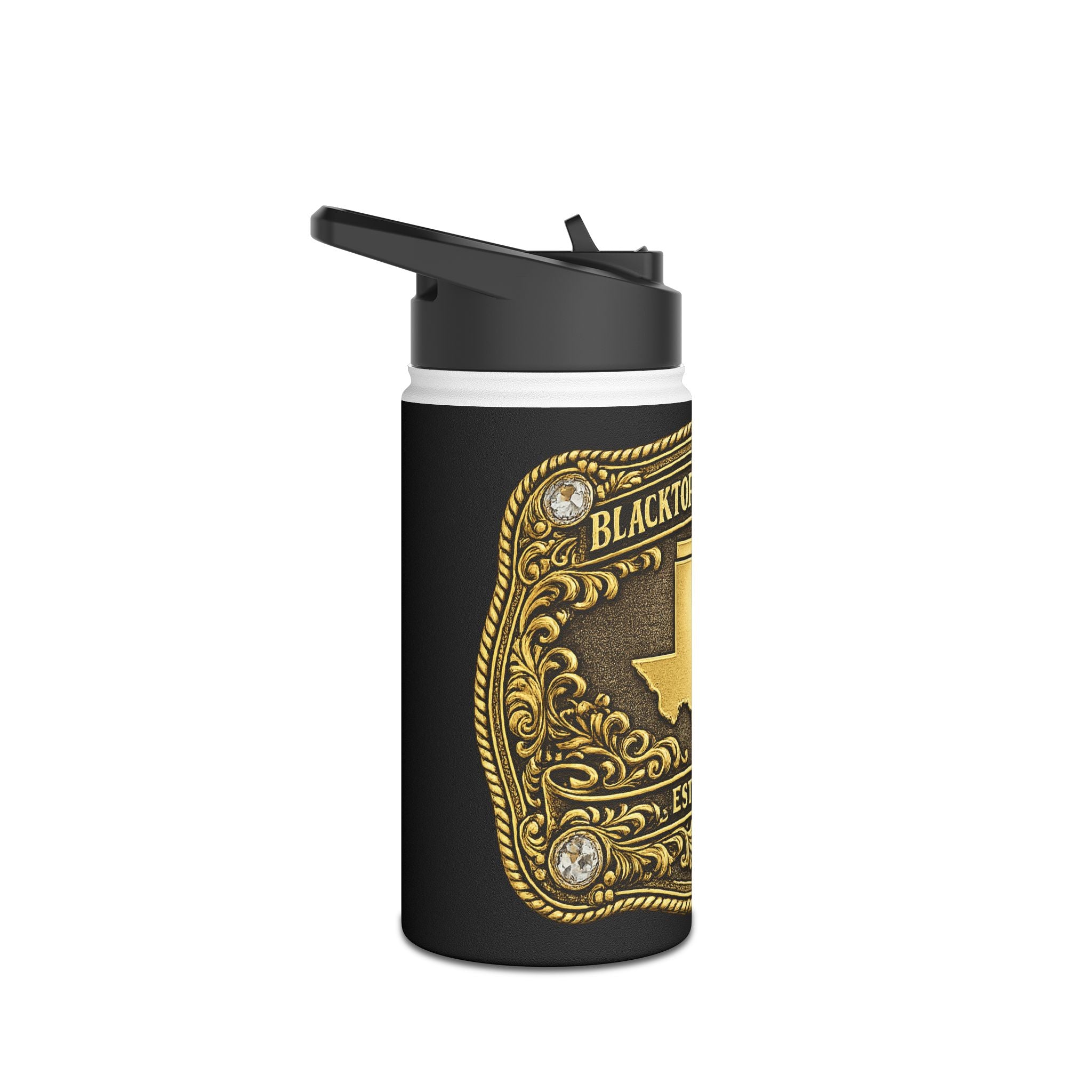 Gold Buckle — Stainless Steel Water Bottle