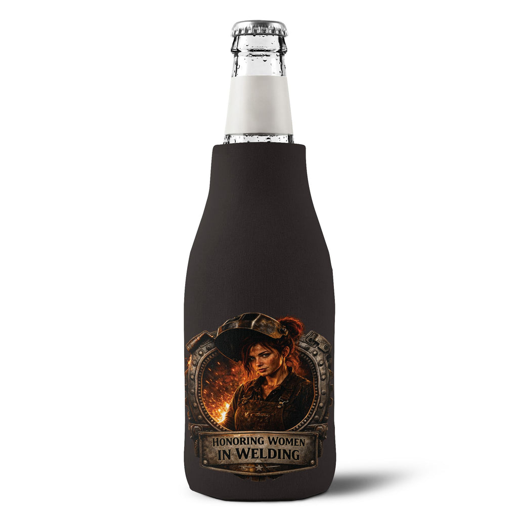Blacktop Bloodline “Honoring Women in Welding” Zip-Up Bottle Cooler