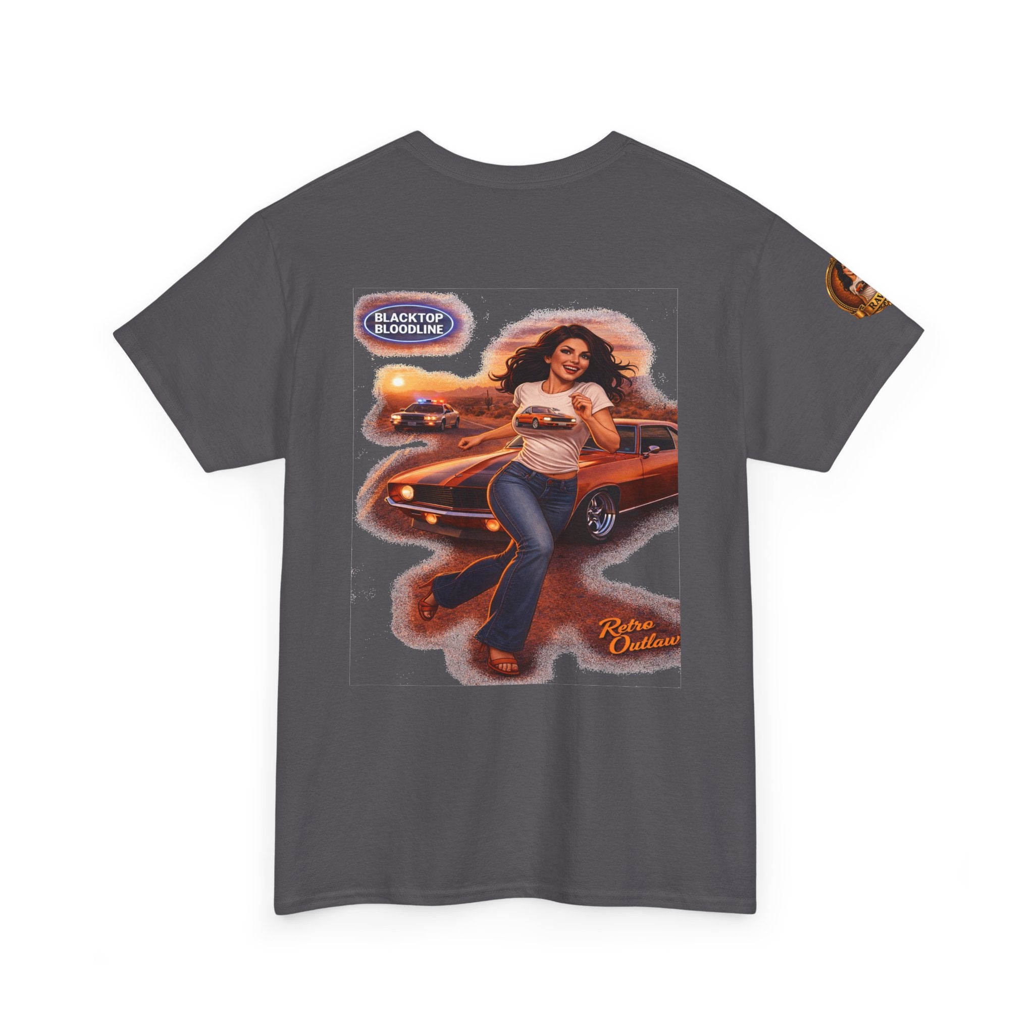 Retro Outlaw | Pin-Up Girl Series | Raven — Tee