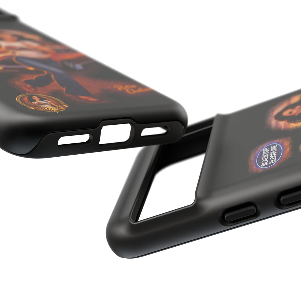 Retro Outlaw | Pin-Up Girl Series | Raven — Tough Phone Case