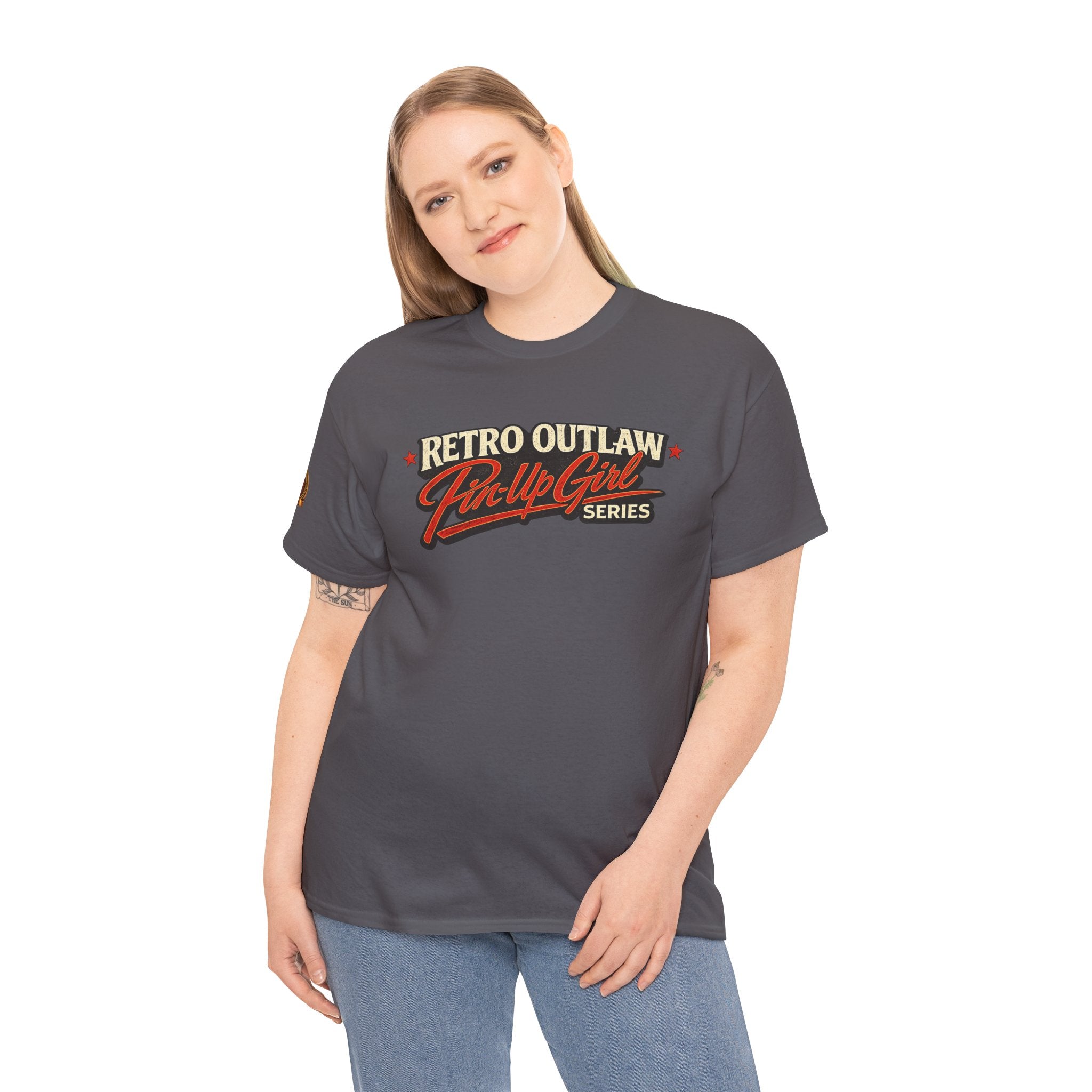 Retro Outlaw | Pin-Up Girl Series | Raven — Tee