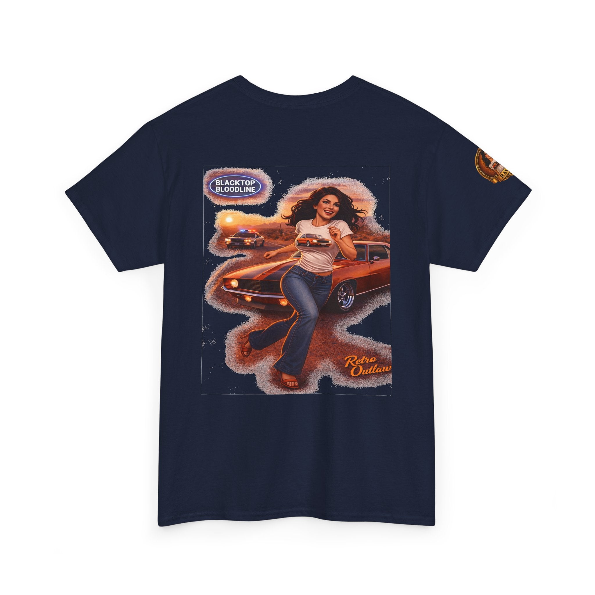 Retro Outlaw | Pin-Up Girl Series | Raven — Tee