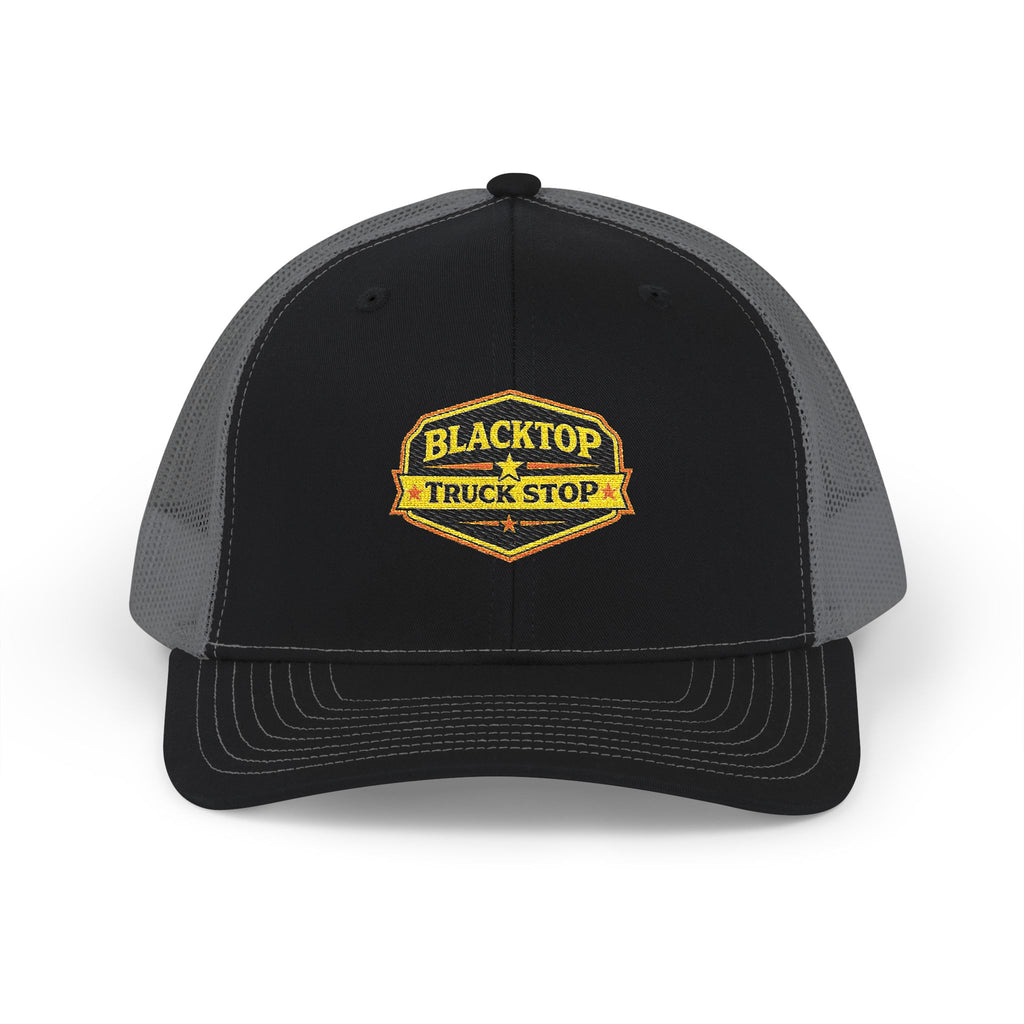 Blacktop Truck Stop — Embroidered Trucker Cap