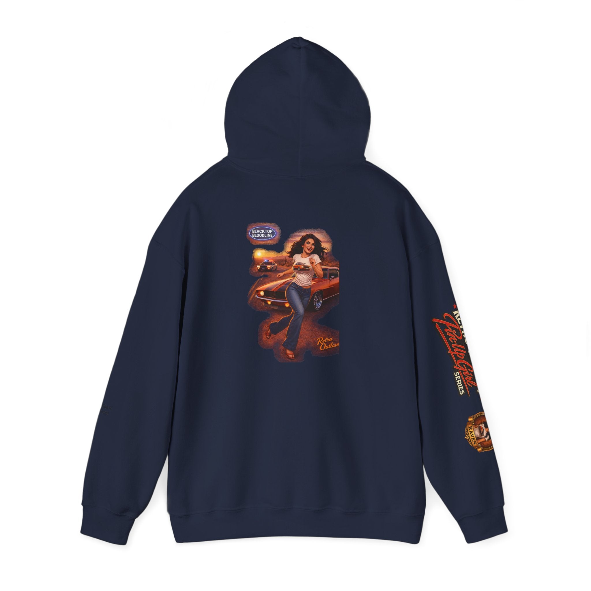 Retro Outlaw | Pin-Up Girl Series | Raven — Hoodie
