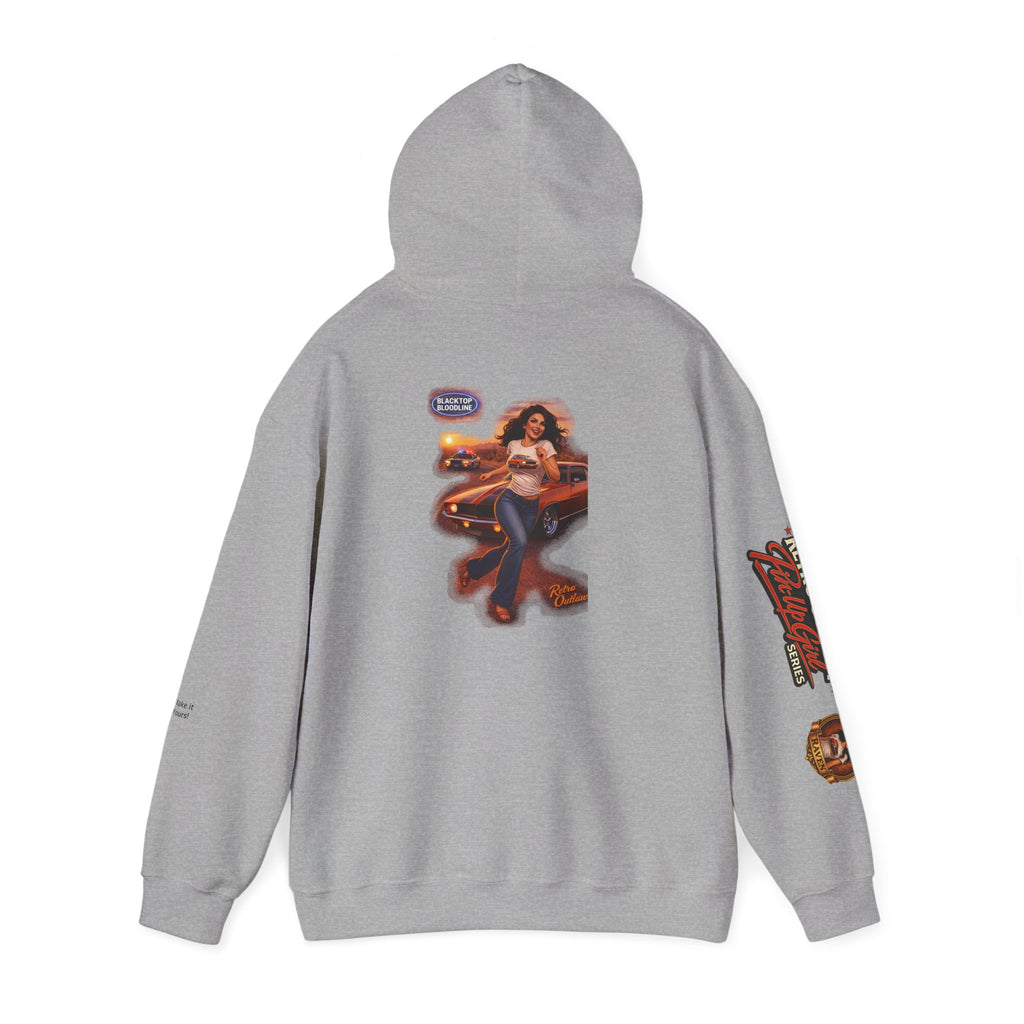 Retro Outlaw | Pin-Up Girl Series | Raven — Hoodie
