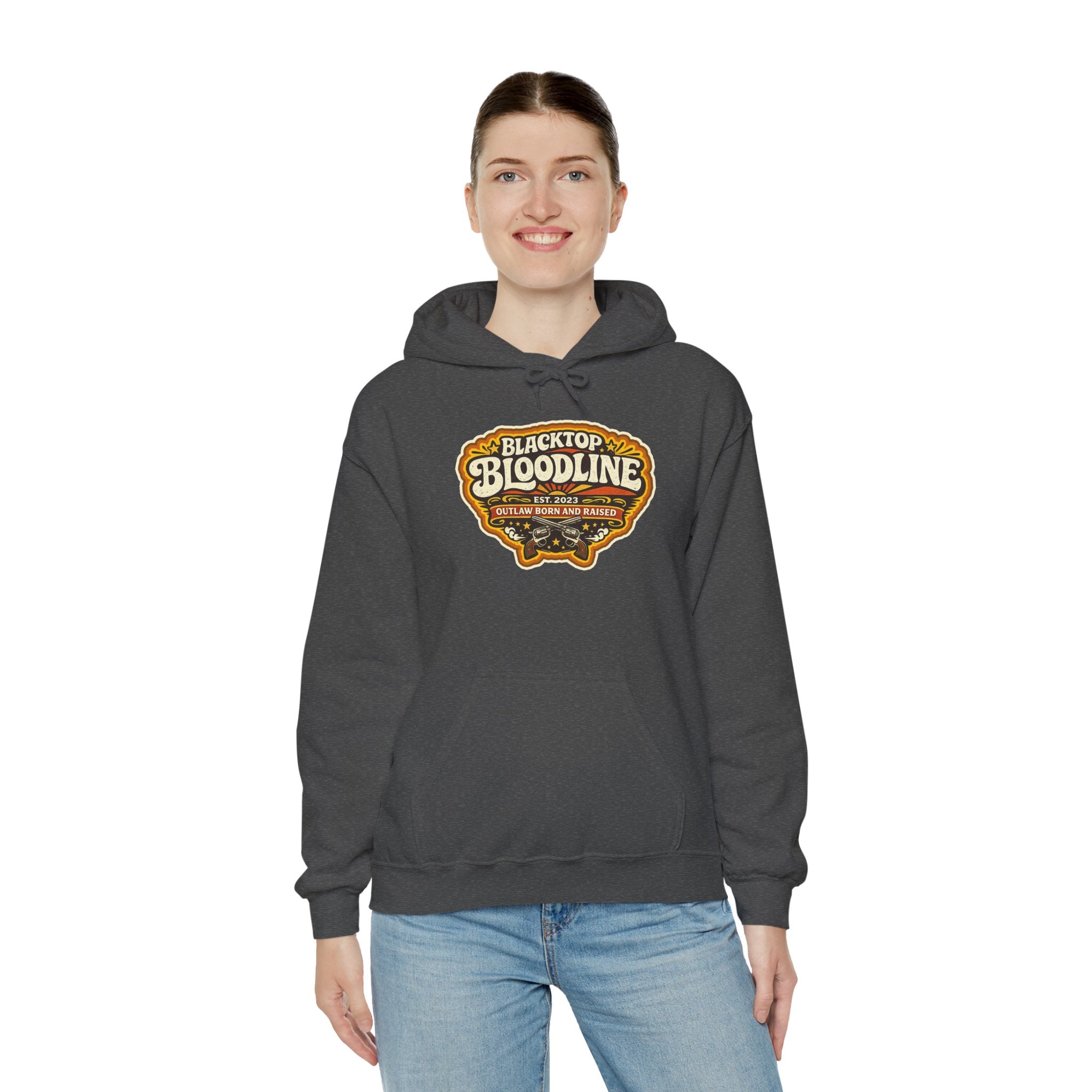 Retro Outlaw — Born & Raised Hoodie