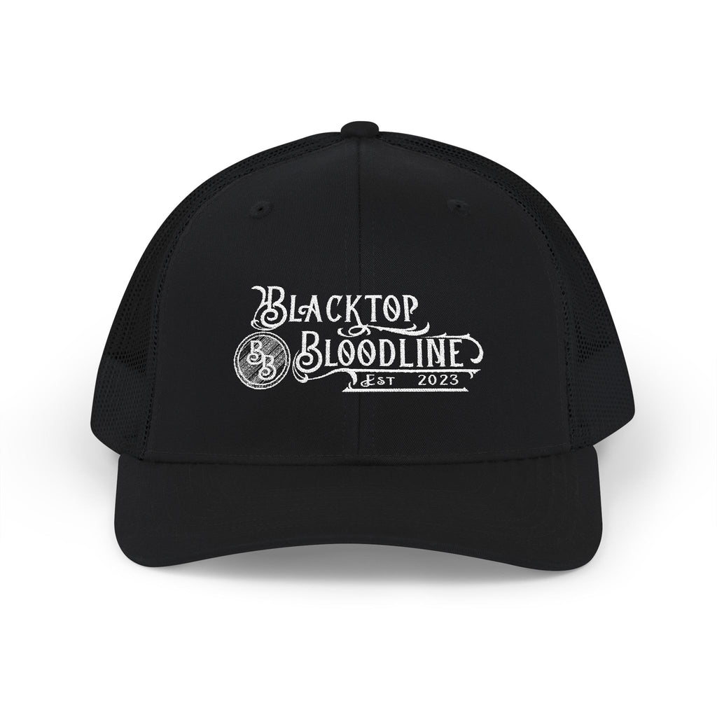 Blacktop Bloodline Original Logo - Embroidered Snapback Trucker Hat 🎁 FREE Sticker Promo