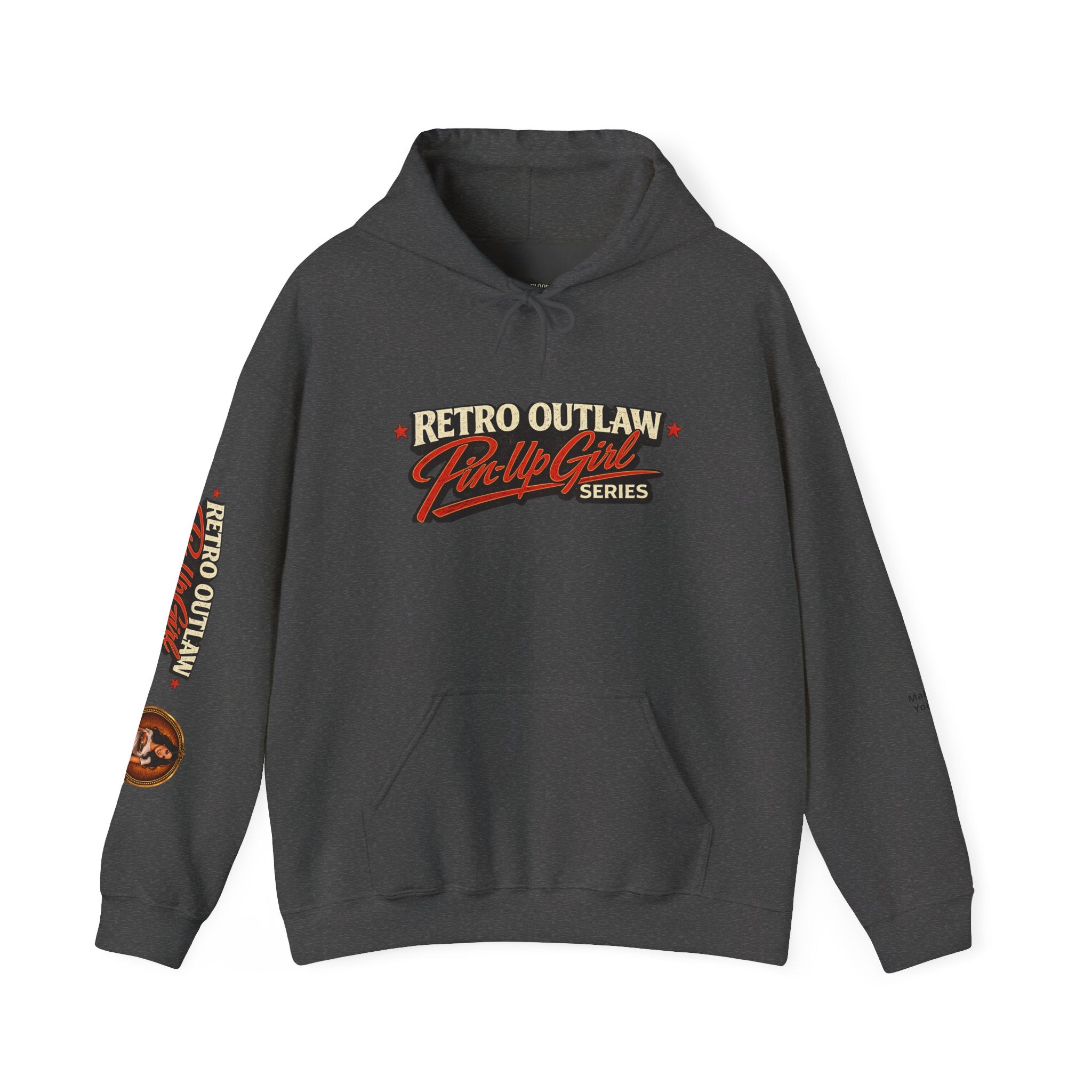 Retro Outlaw | Pin-Up Girl Series | Raven — Hoodie