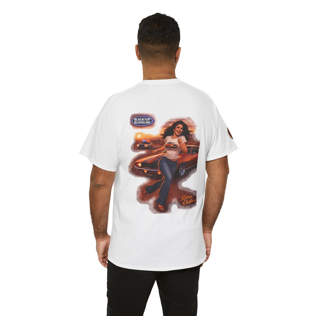 Retro Outlaw | Pin-Up Girl Series | Raven — Tee