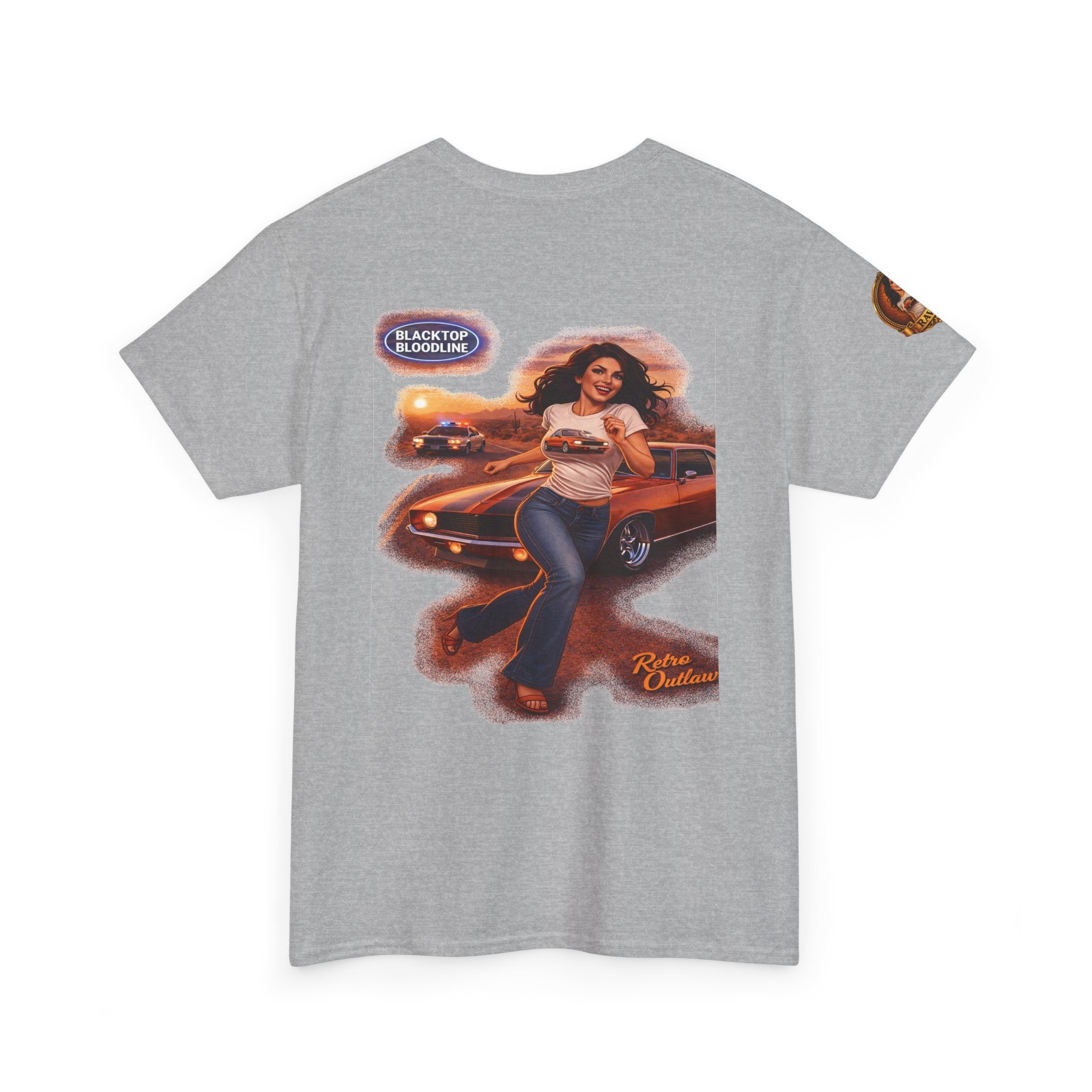 Retro Outlaw | Pin-Up Girl Series | Raven — Tee