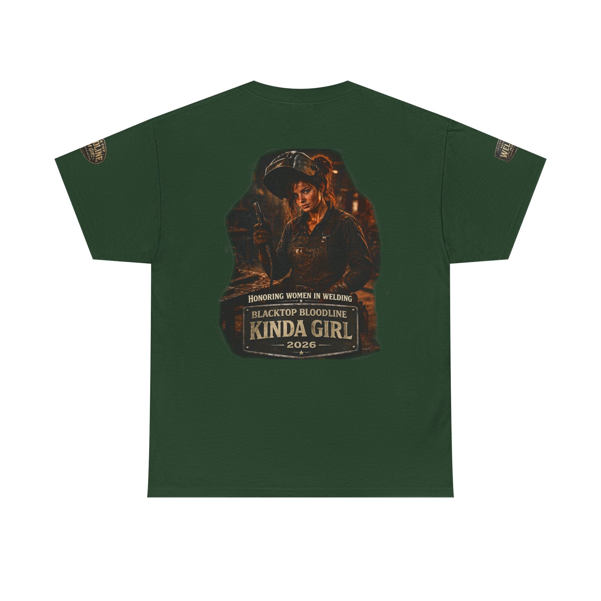 “Blacktop Bloodline Kinda Girl” Tee — Women in Welding Graphic T-Shirt
