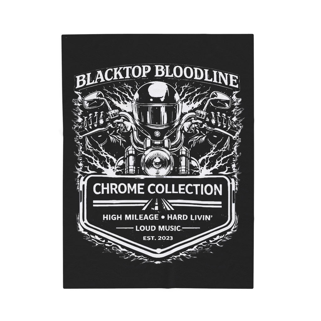 Chrome Collection — Velveteen Throw Blanket