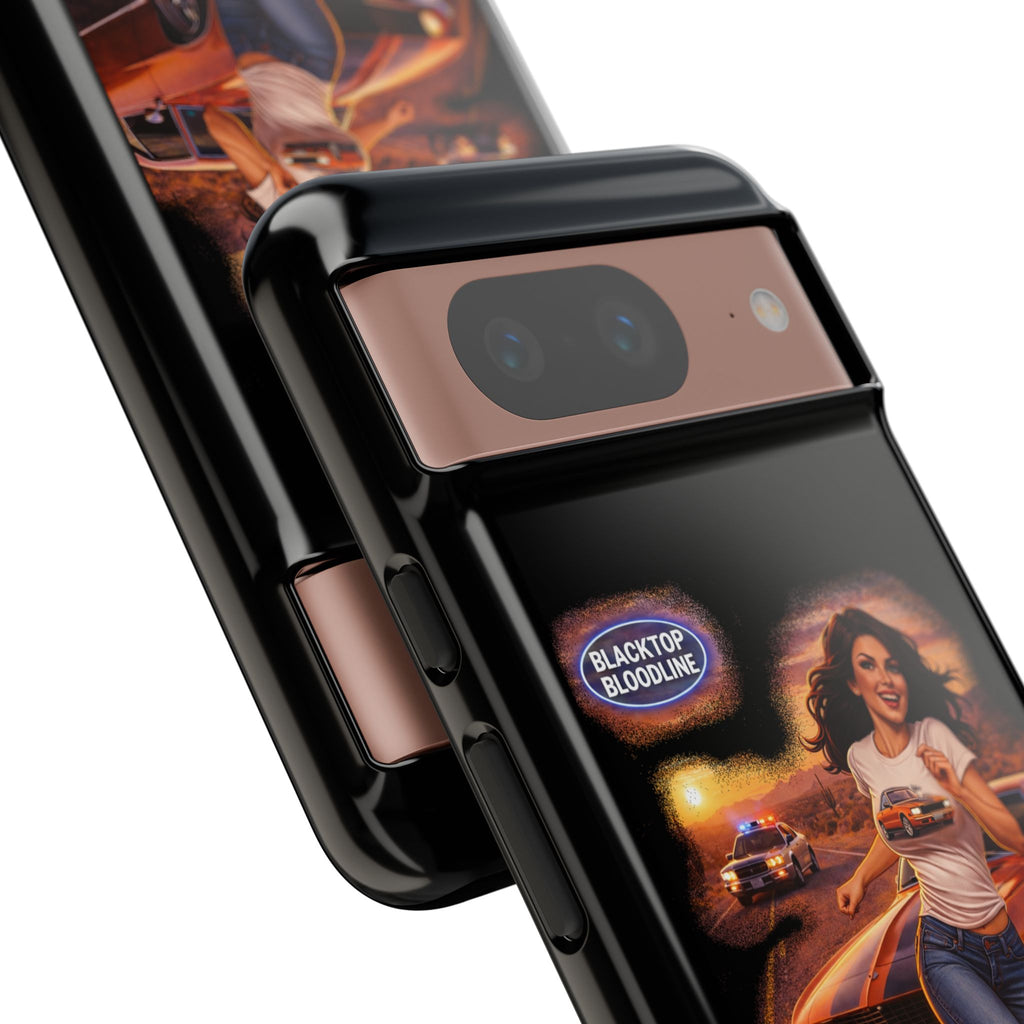 Retro Outlaw | Pin-Up Girl Series | Raven — Tough Phone Case
