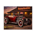 Retro Outlaw — Hot Rod Rolled Poster