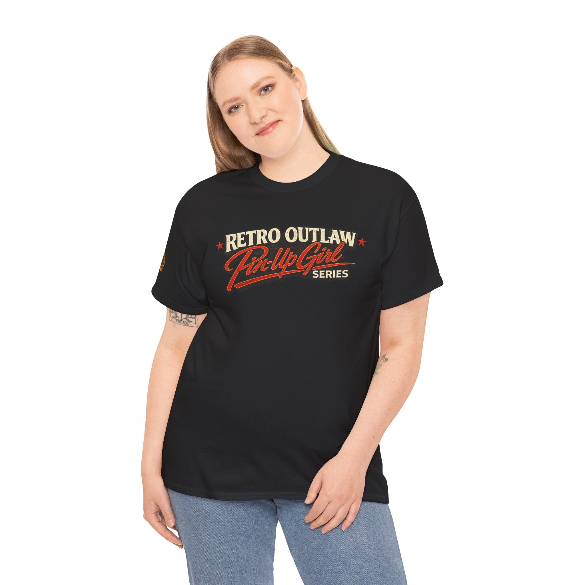 Retro Outlaw | Pin-Up Girl Series | Raven — Tee