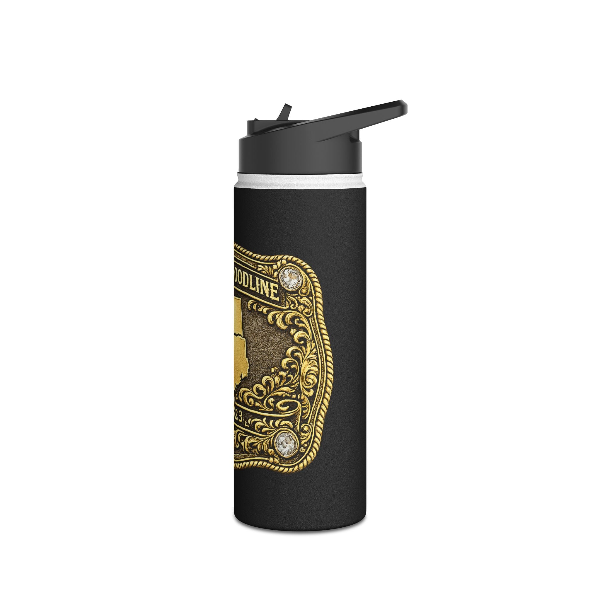 Gold Buckle — Stainless Steel Water Bottle
