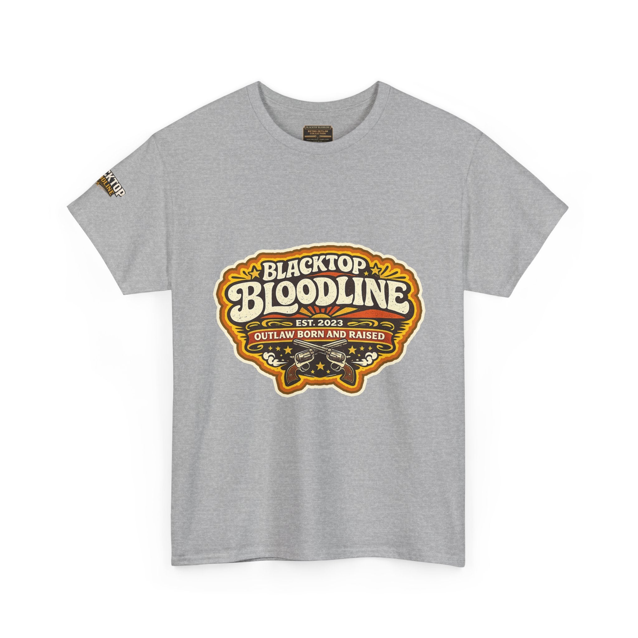 Retro Outlaw — Born & Raised Groovy Tee