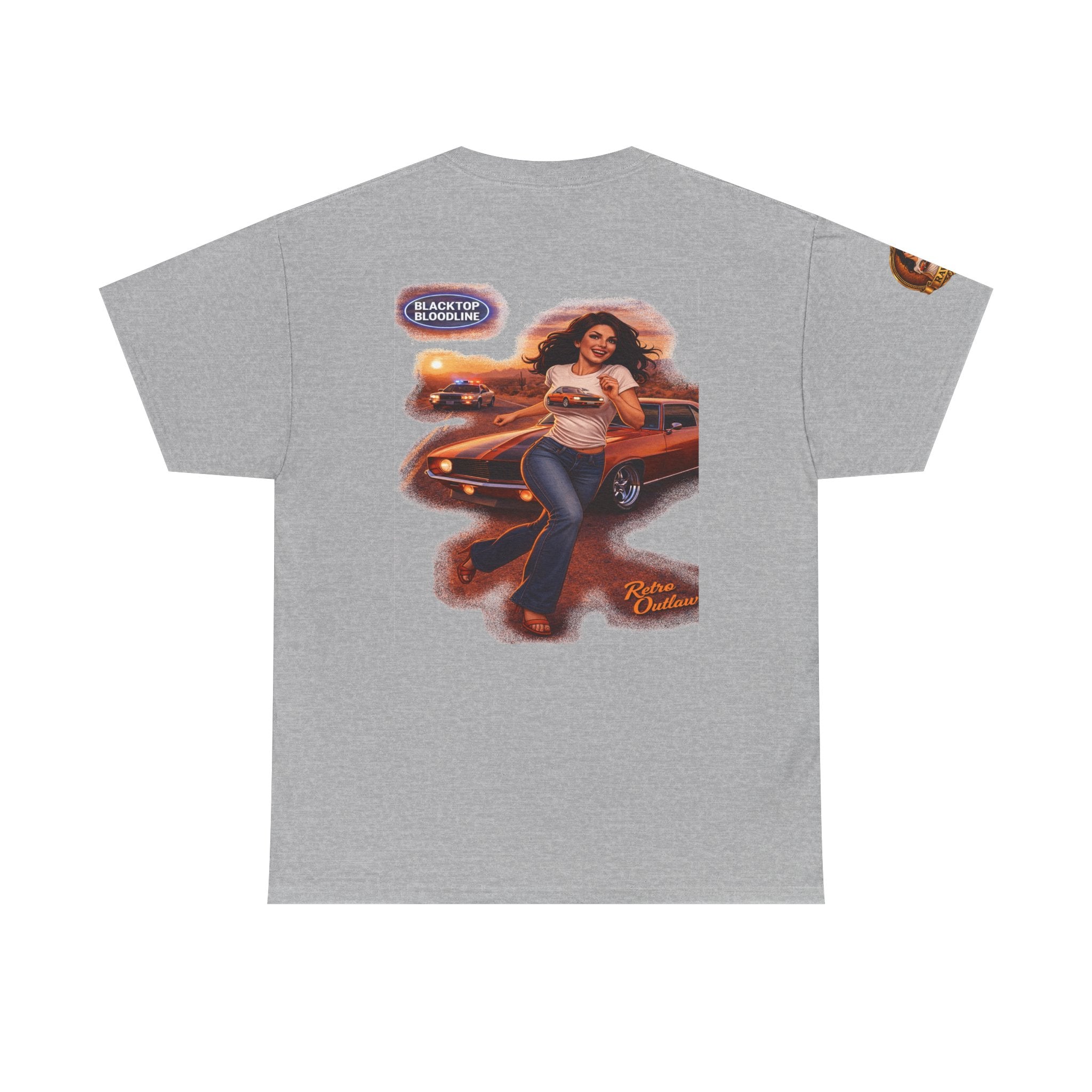 Retro Outlaw | Pin-Up Girl Series | Raven — Tee