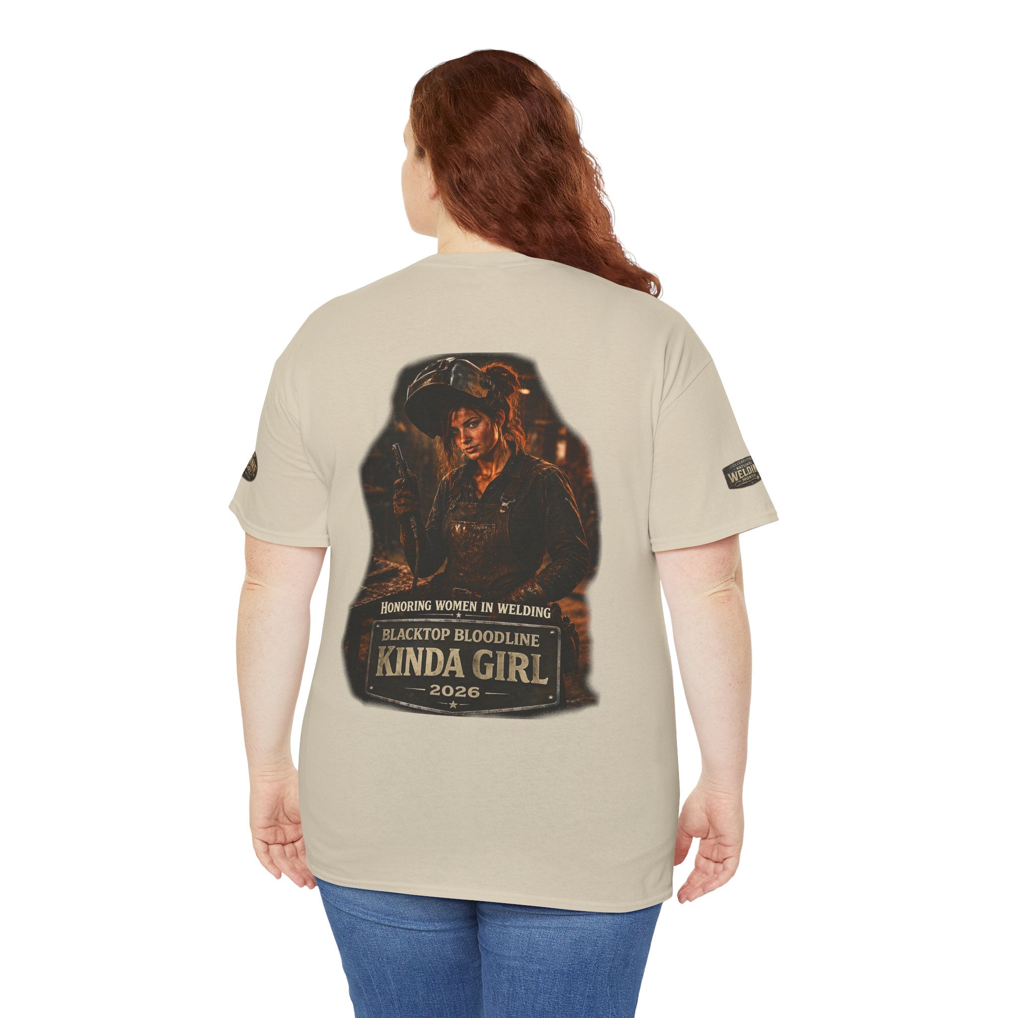“Blacktop Bloodline Kinda Girl” Tee — Women in Welding Graphic T-Shirt