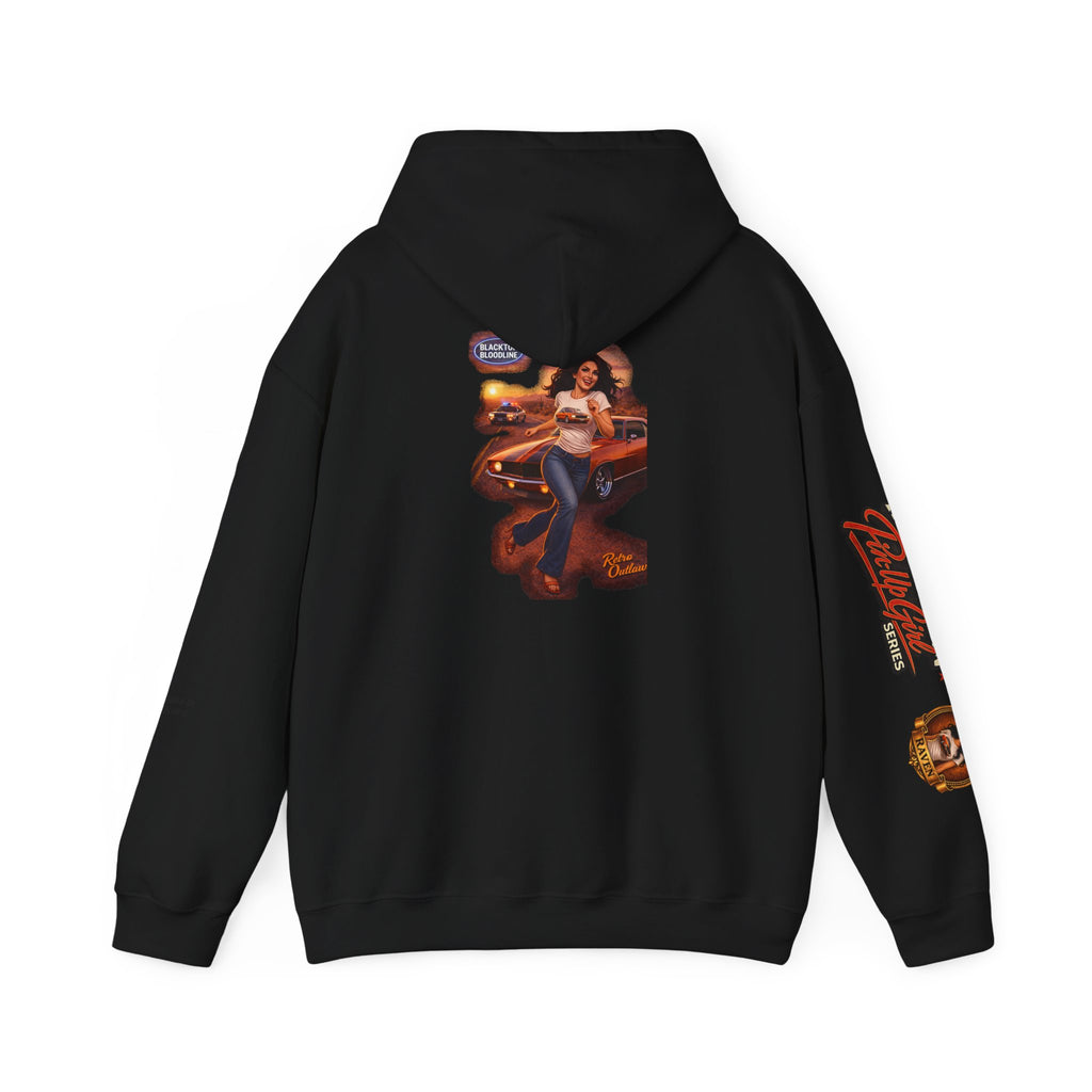 Retro Outlaw | Pin-Up Girl Series | Raven — Hoodie