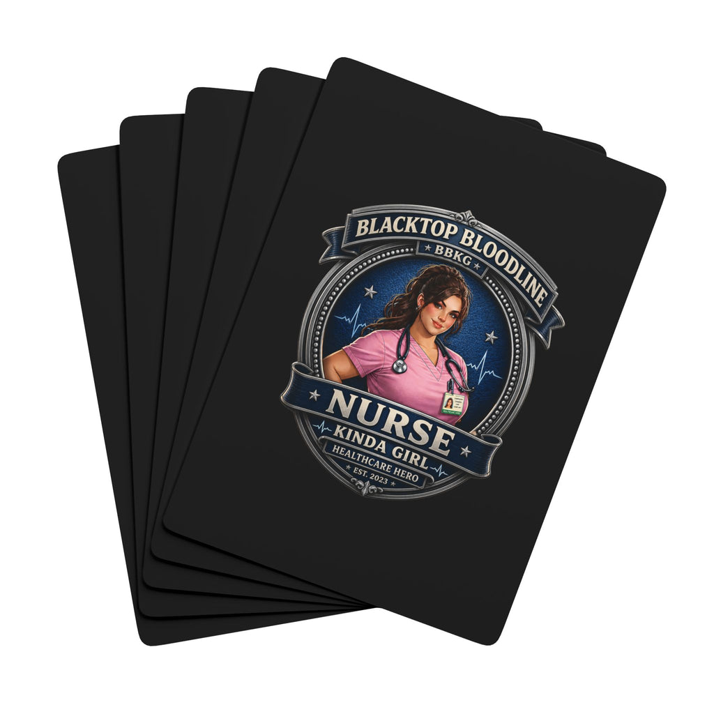 Nurse Poker Playing Cards — Blacktop Bloodline Playing Card Deck