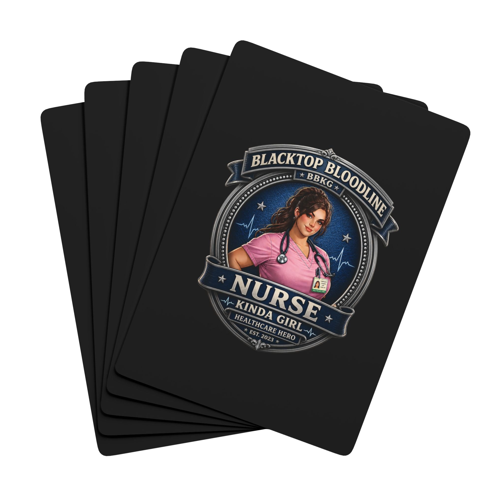 Nurse Poker Playing Cards — Blacktop Bloodline Playing Card Deck