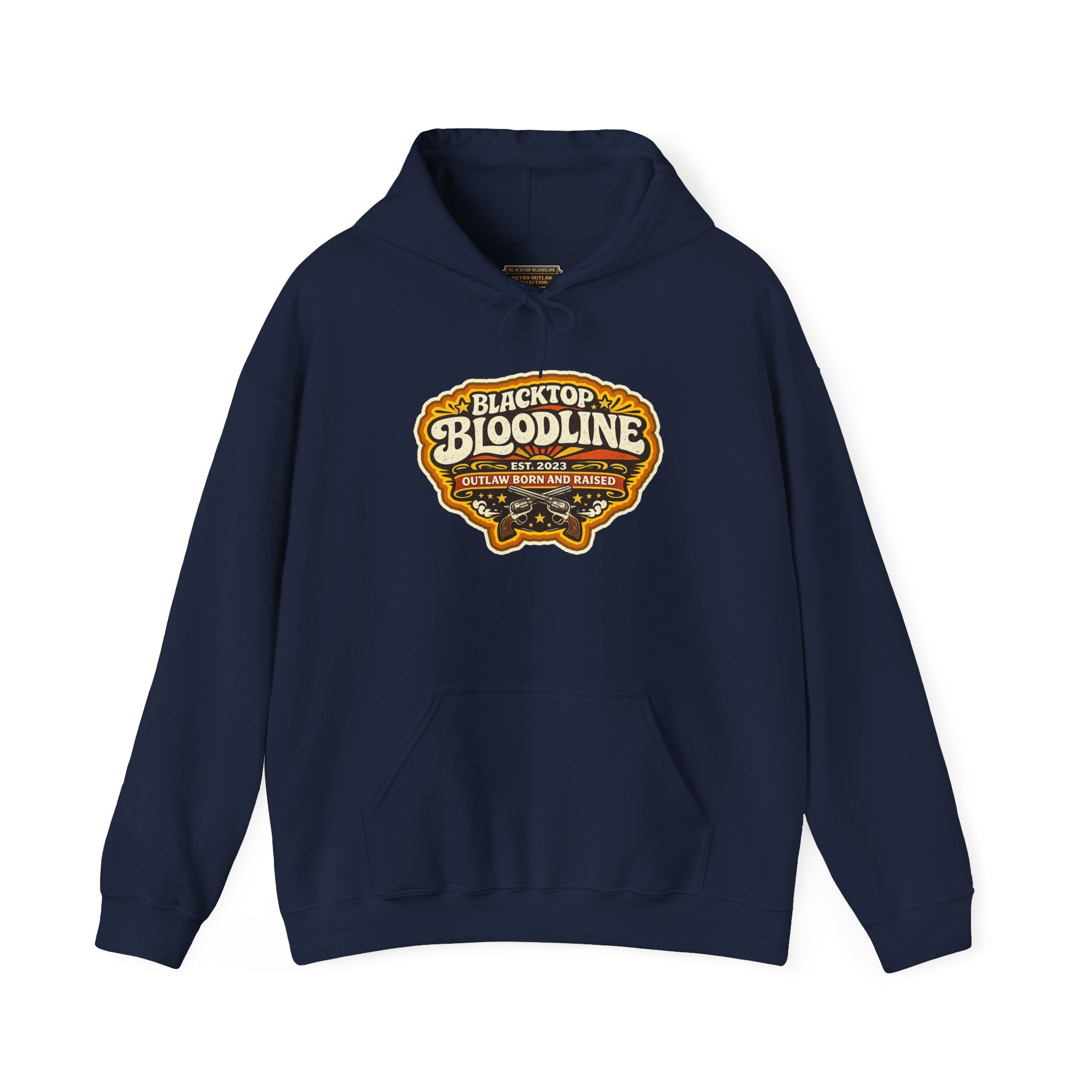 Retro Outlaw — Born & Raised Hoodie