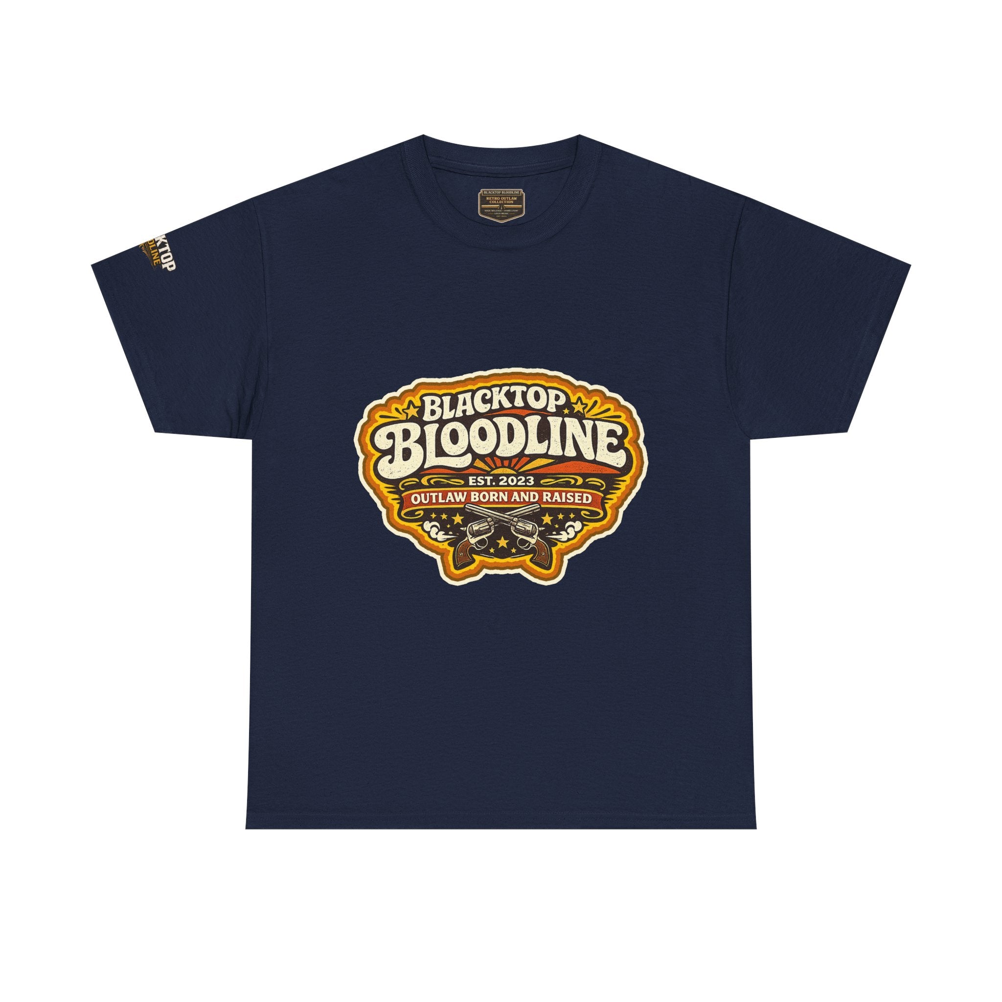 Retro Outlaw — Born & Raised Groovy Tee