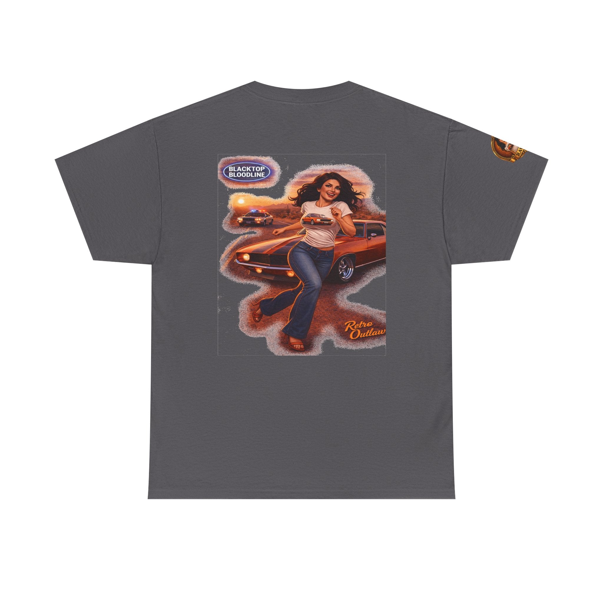 Retro Outlaw | Pin-Up Girl Series | Raven — Tee