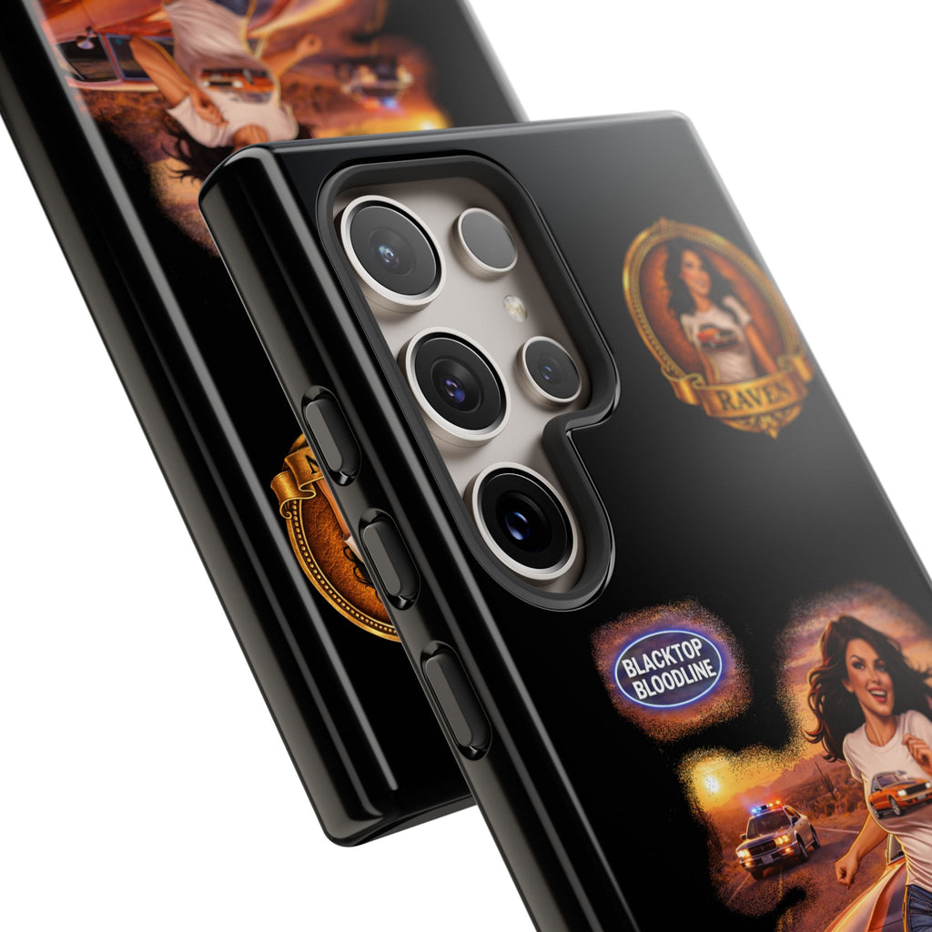 Retro Outlaw | Pin-Up Girl Series | Raven — Tough Phone Case