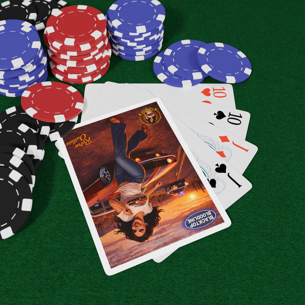 Retro Outlaw | Pin-Up Girl Series | Raven — Poker Playing Cards
