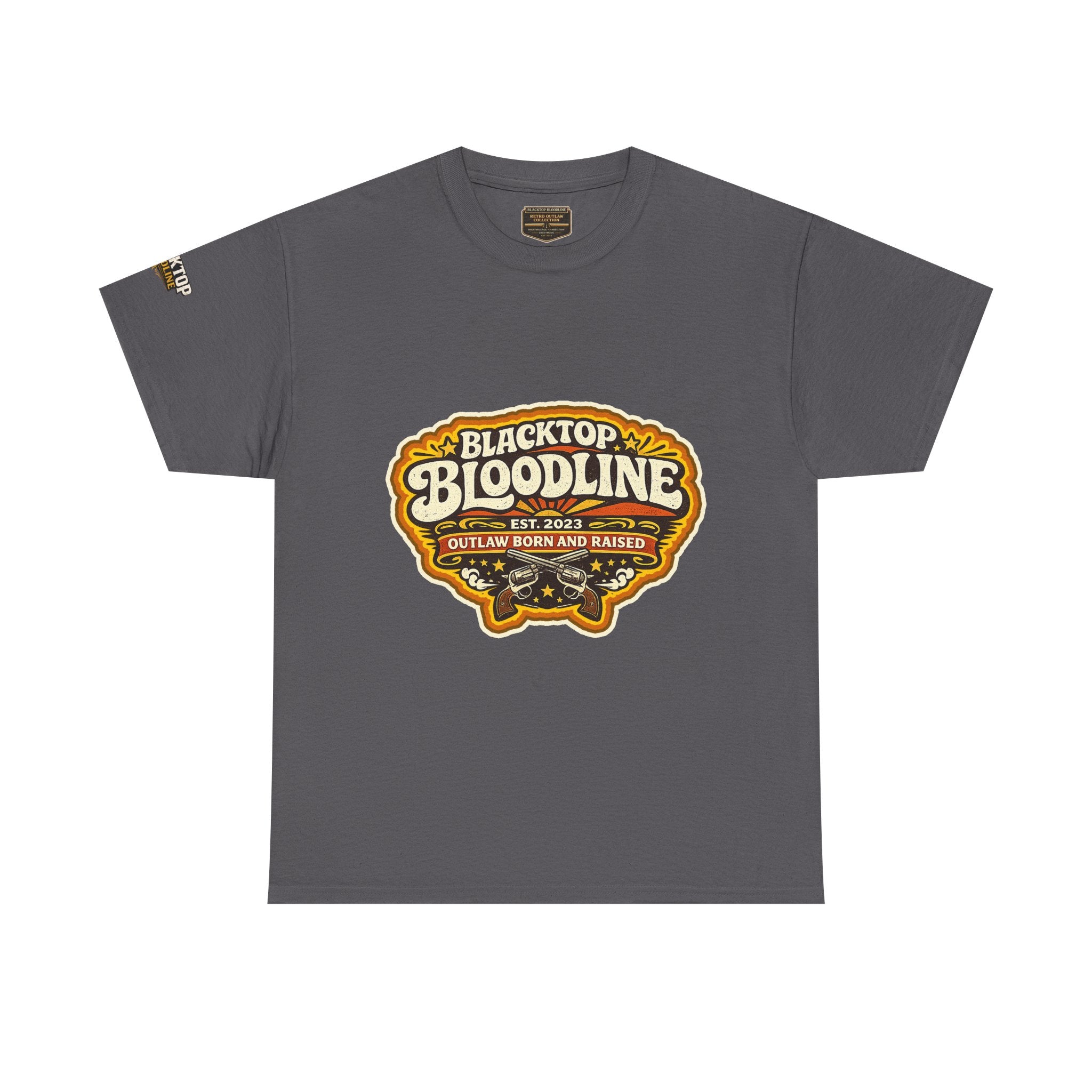 Retro Outlaw — Born & Raised Groovy Tee