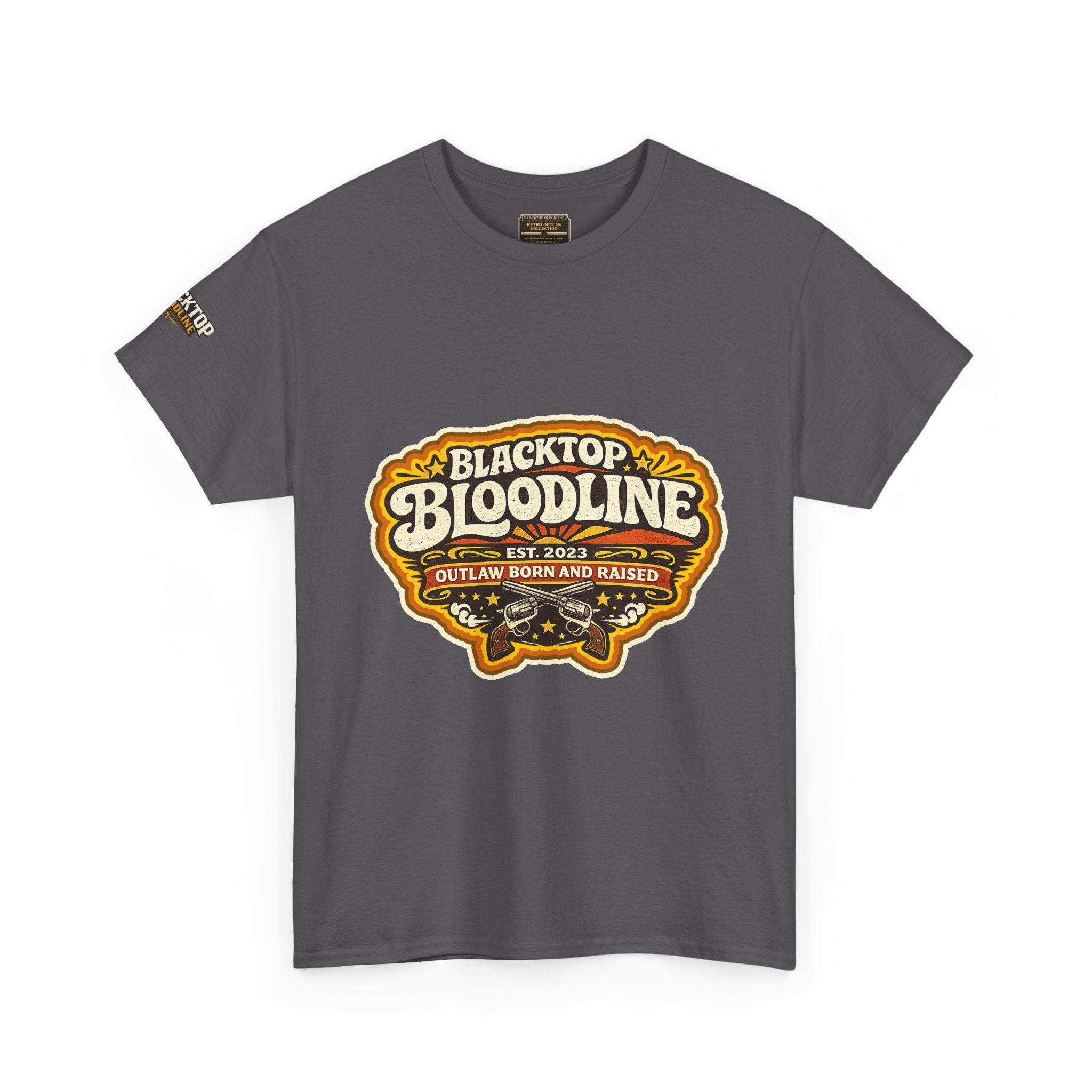 Retro Outlaw — Born & Raised Groovy Tee